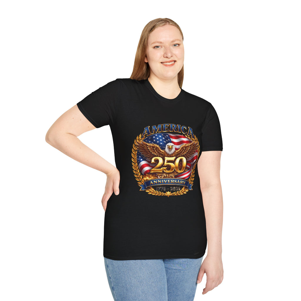 America 250th Anniversary T-Shirt — 1776–2026 Patriotic Eagle Tee