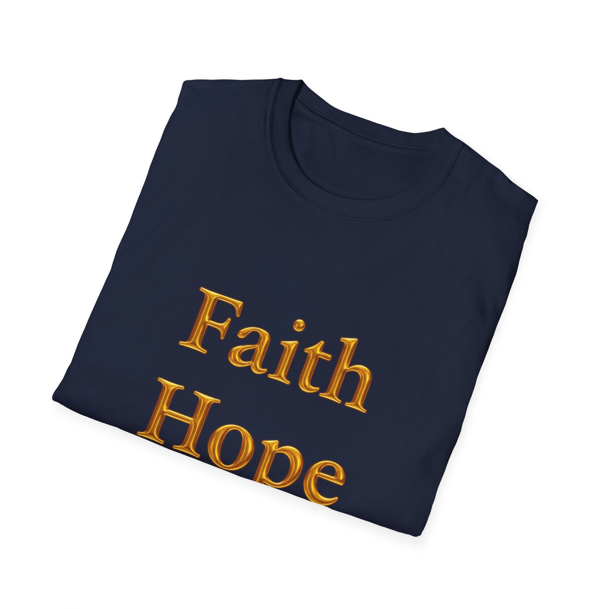 Faith Hope Love T-Shirt — Inspirational Christian Tee