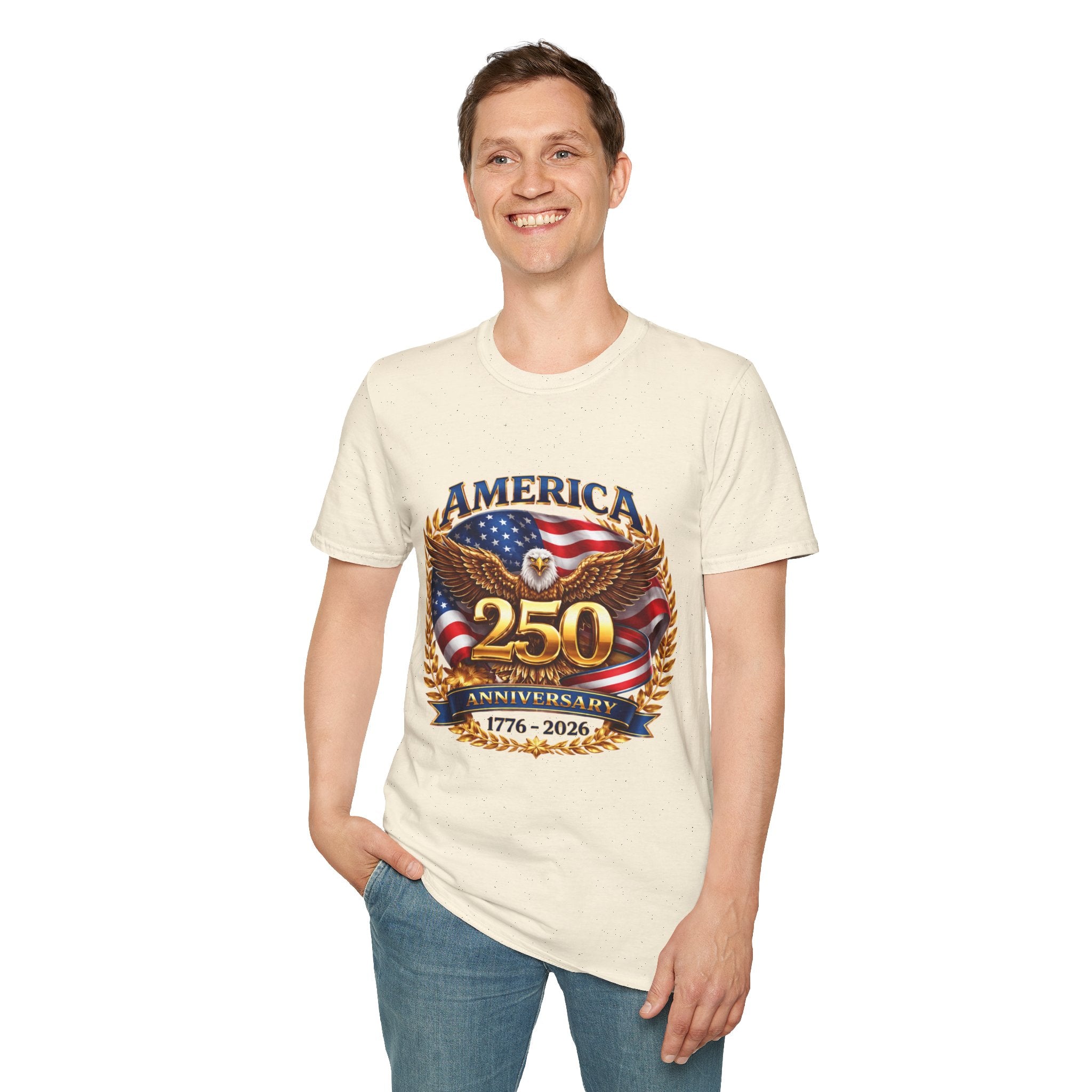 America 250th Anniversary T-Shirt — 1776–2026 Patriotic Eagle Tee