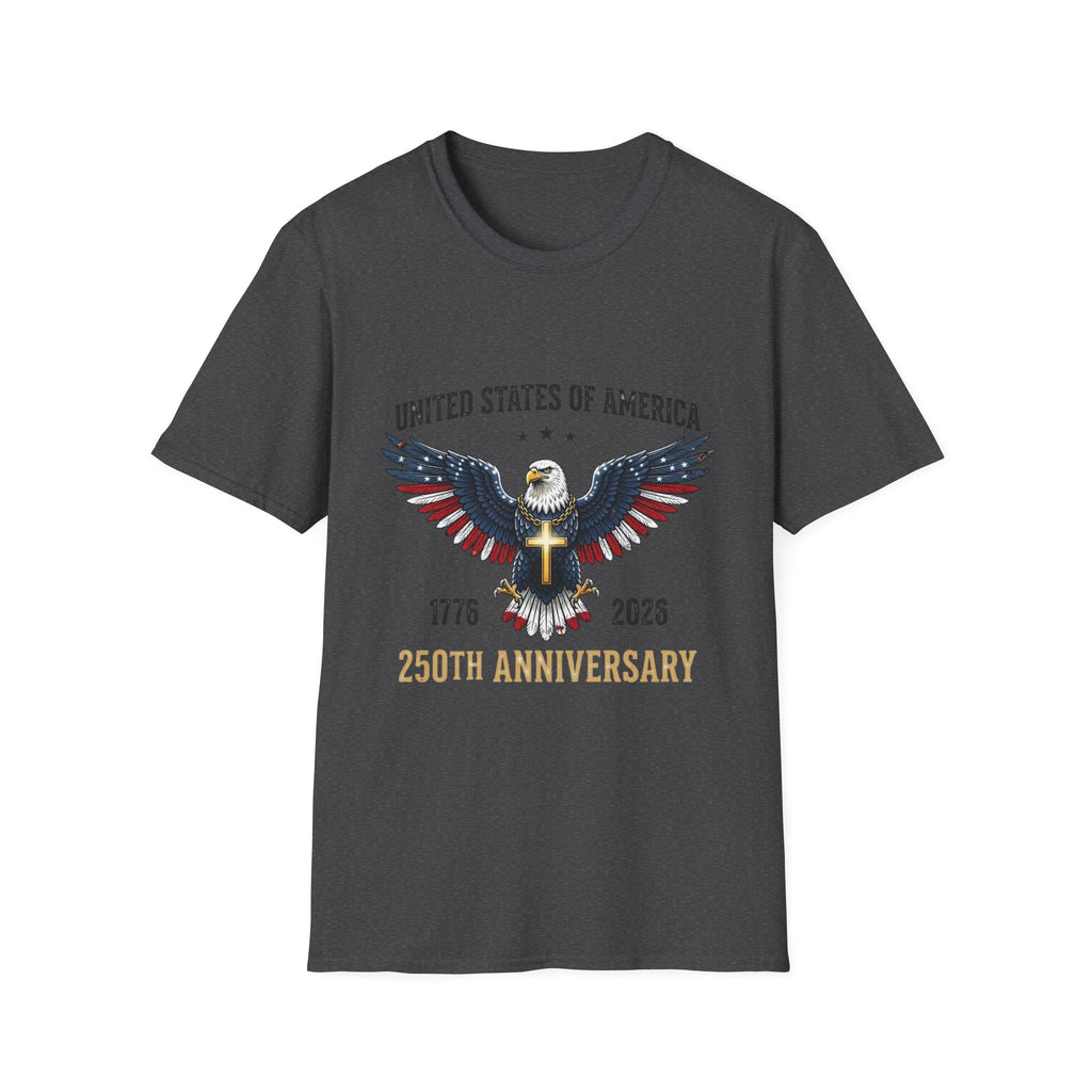 American Eagle Graphic T-Shirt — United States of America 1776–2026 Patriotic Tee