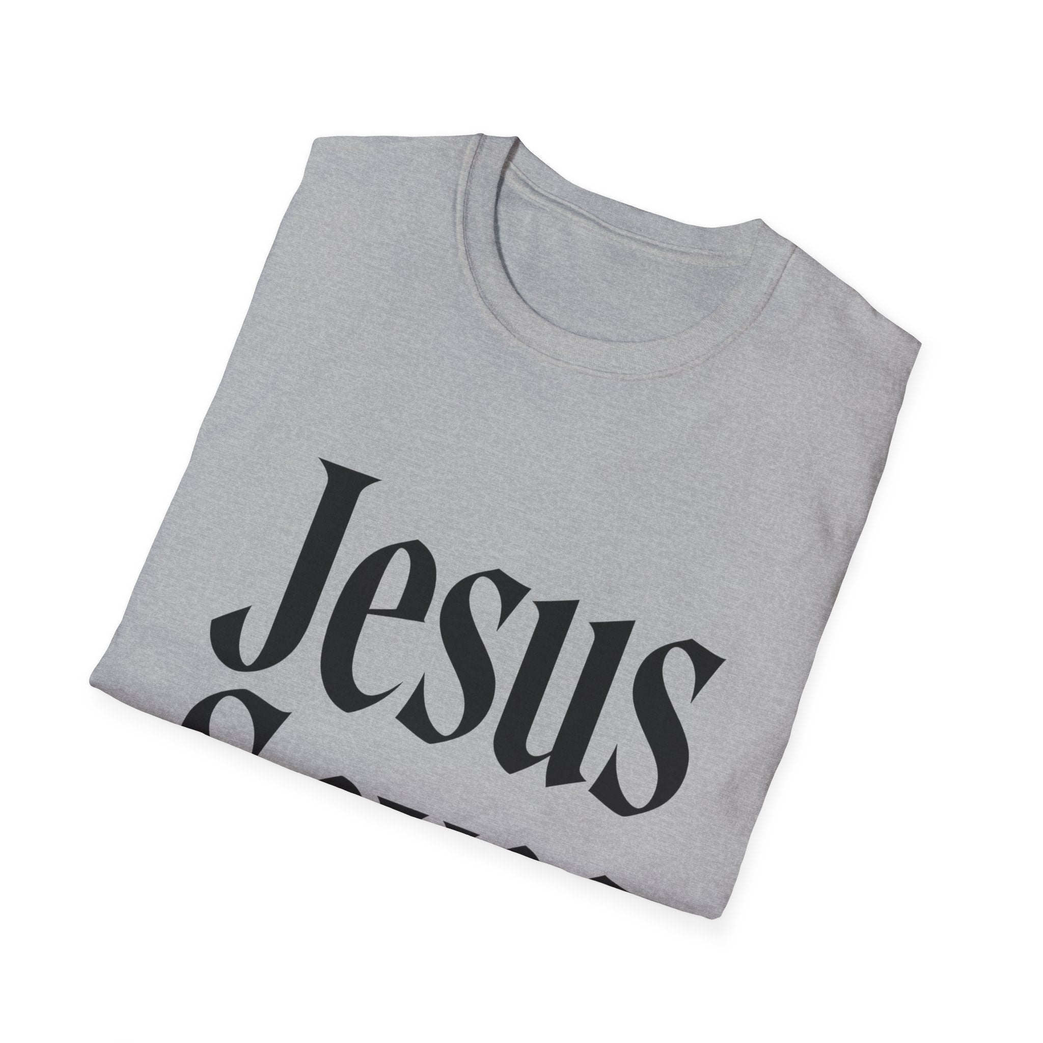 Jesus Saves T-Shirt — Bold Gospel Faith Tee