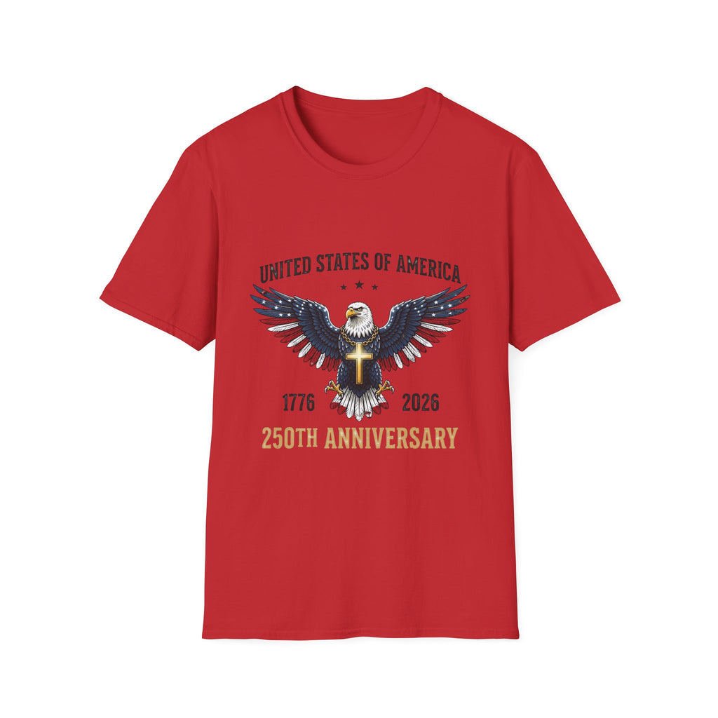 American Eagle Graphic T-Shirt — United States of America 1776–2026 Patriotic Tee