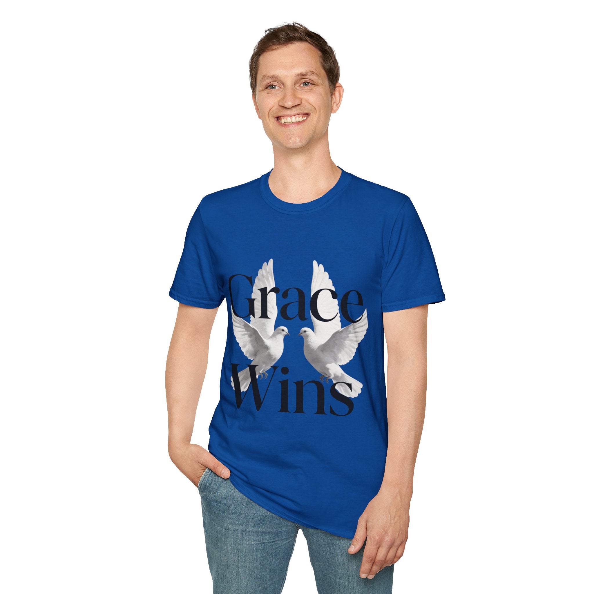 Grace Wins Doves Inspirational faith shirt