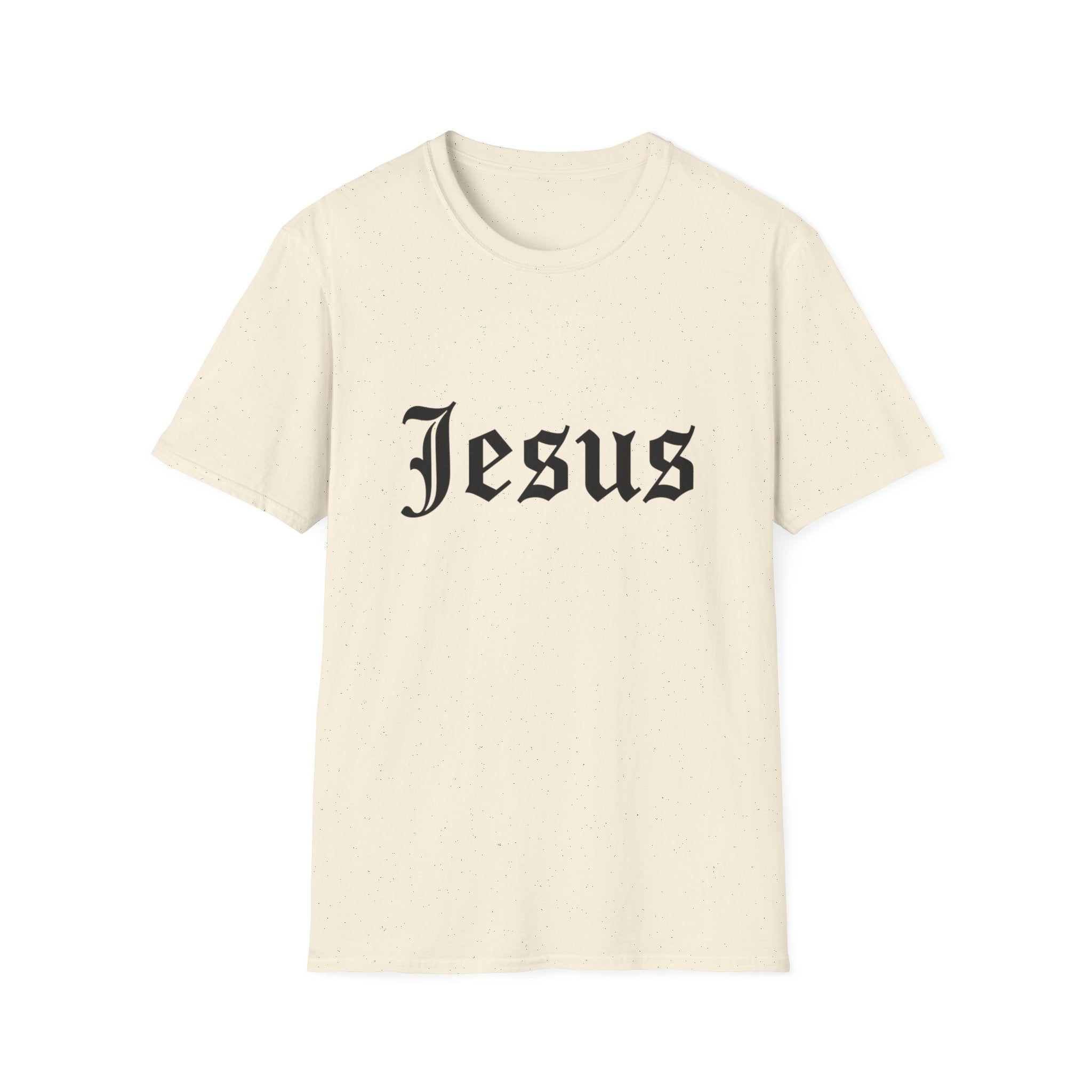 Jesus Gothic Script T-Shirt — Christian Faith Tee