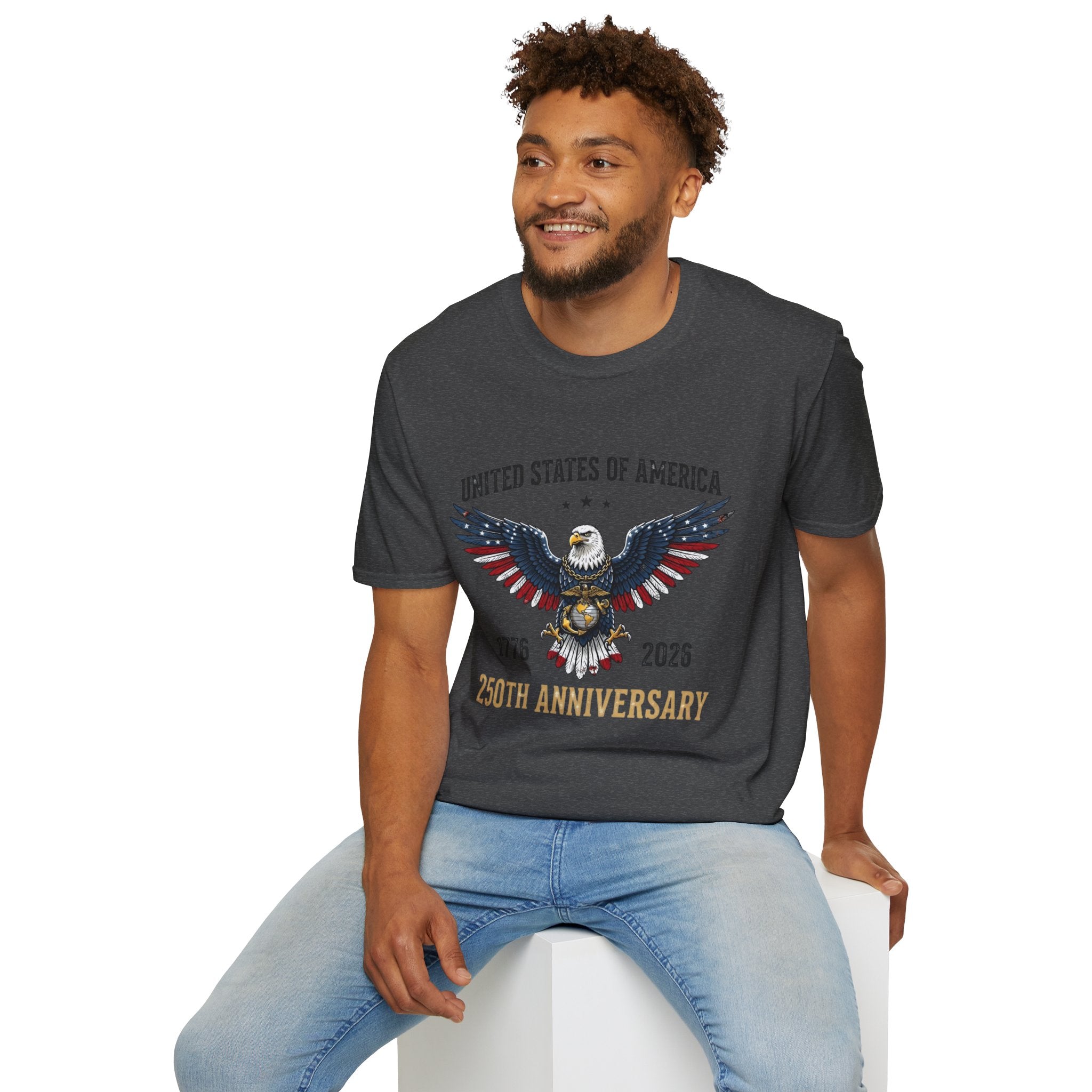 United States of America Eagle T-Shirt — 250th Anniversary 1776–2026 Patriotic Tee
