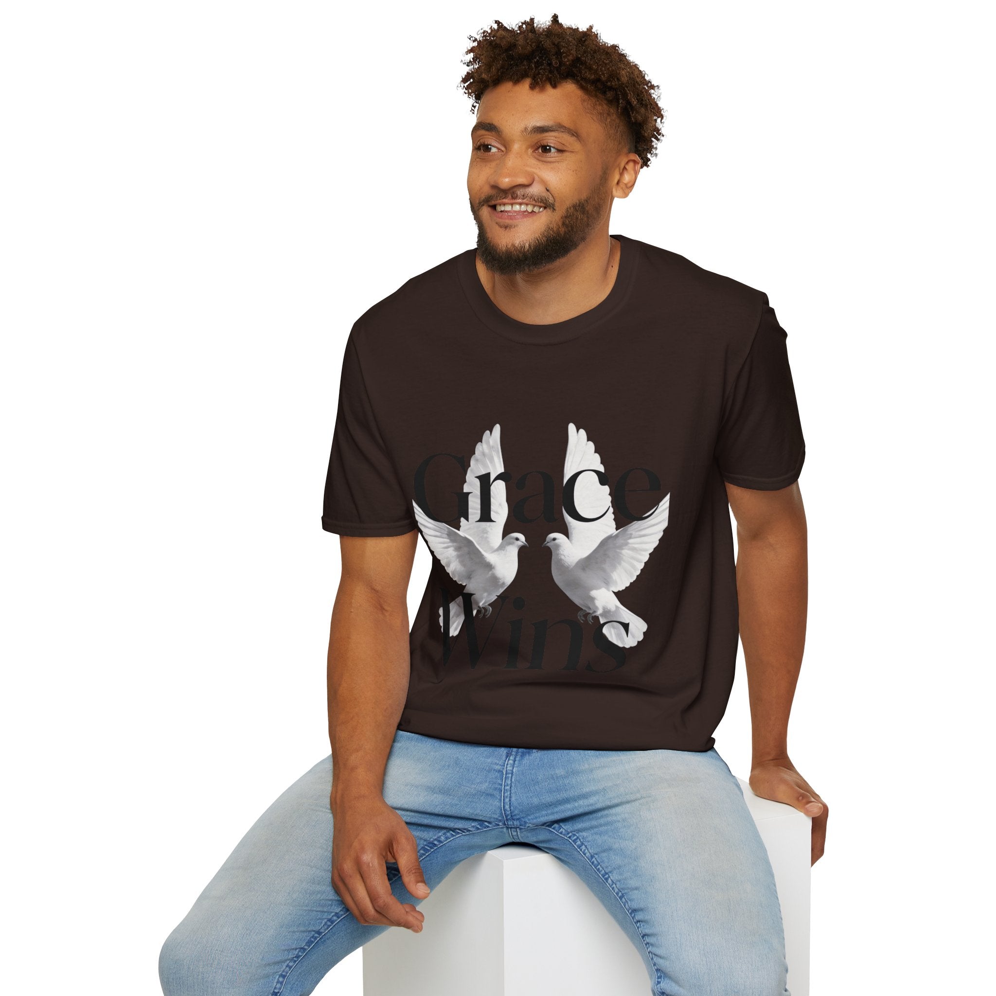 Grace Wins Doves Inspirational faith shirt