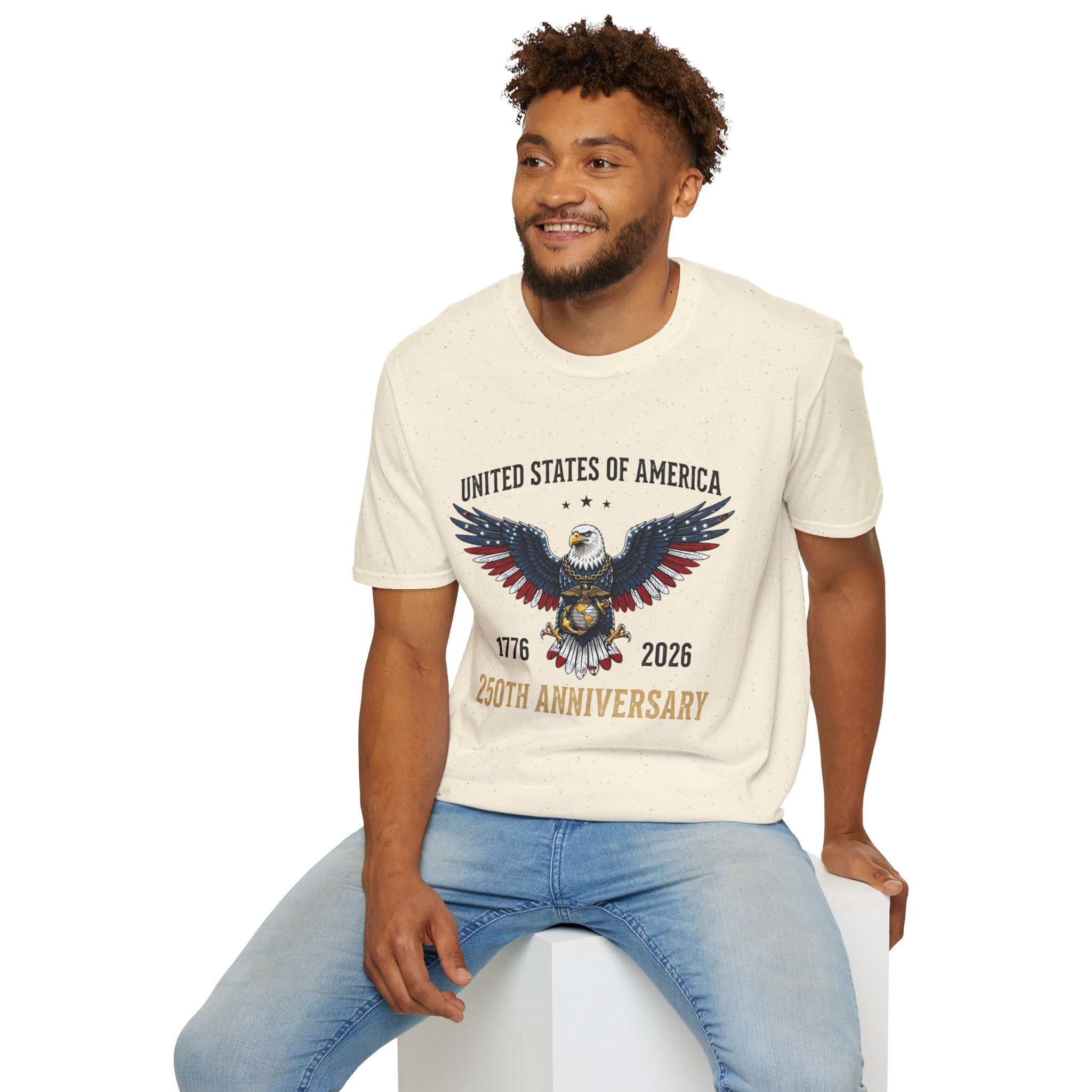 United States of America Eagle T-Shirt — 250th Anniversary 1776–2026 Patriotic Tee