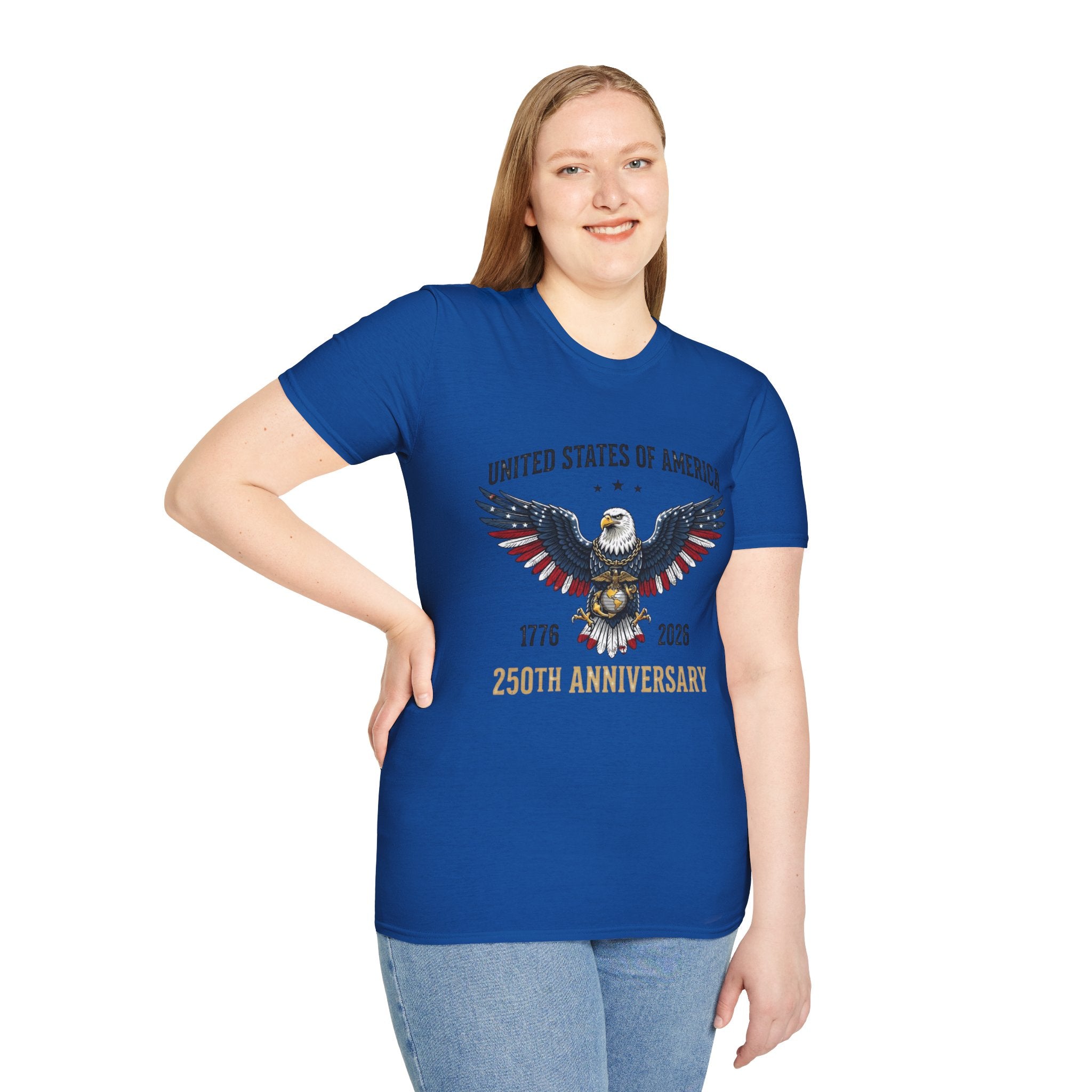 United States of America Eagle T-Shirt — 250th Anniversary 1776–2026 Patriotic Tee