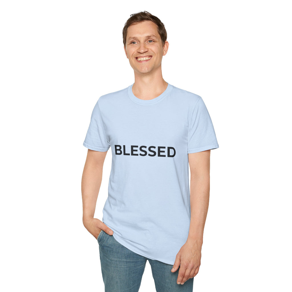 Blessed T-Shirt — Minimal Faith Graphic Tee
