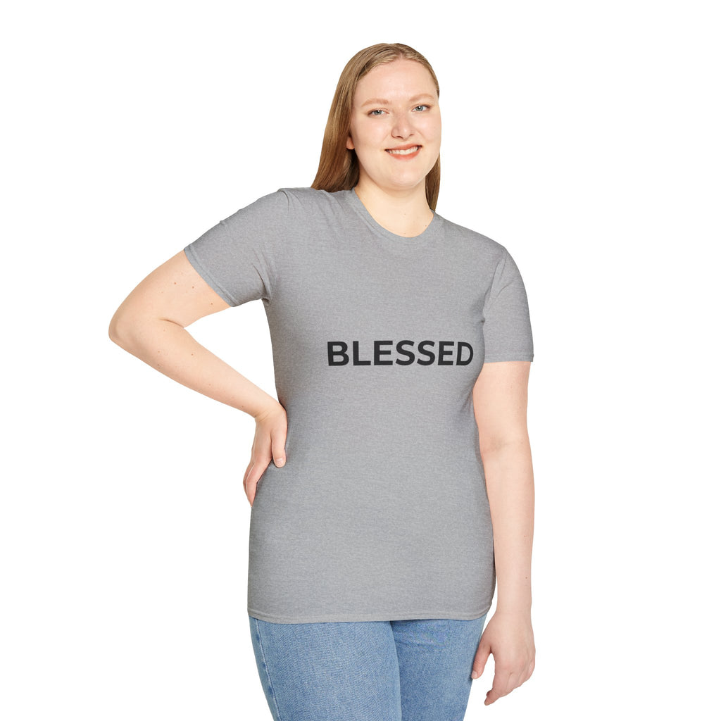 Blessed T-Shirt — Minimal Faith Graphic Tee