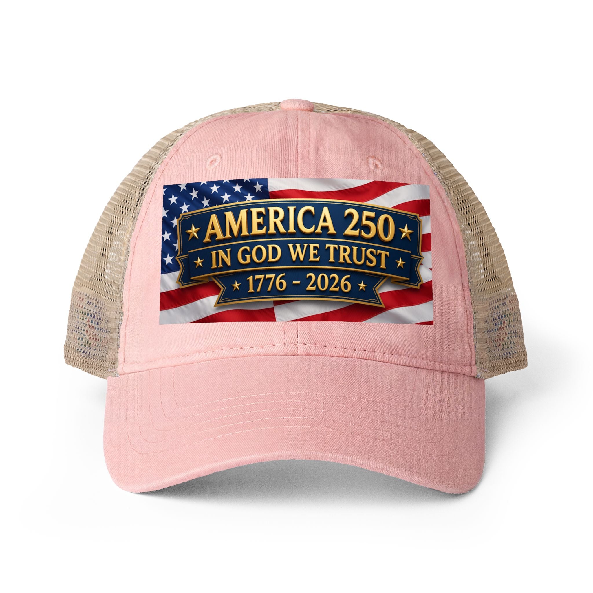 Women's Washed Mesh-Back Cap