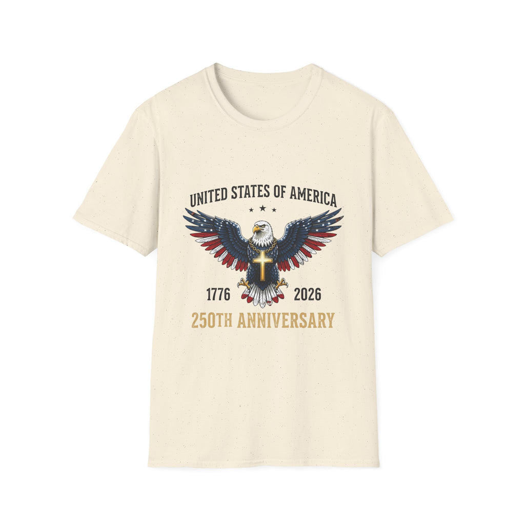 American Eagle Graphic T-Shirt — United States of America 1776–2026 Patriotic Tee
