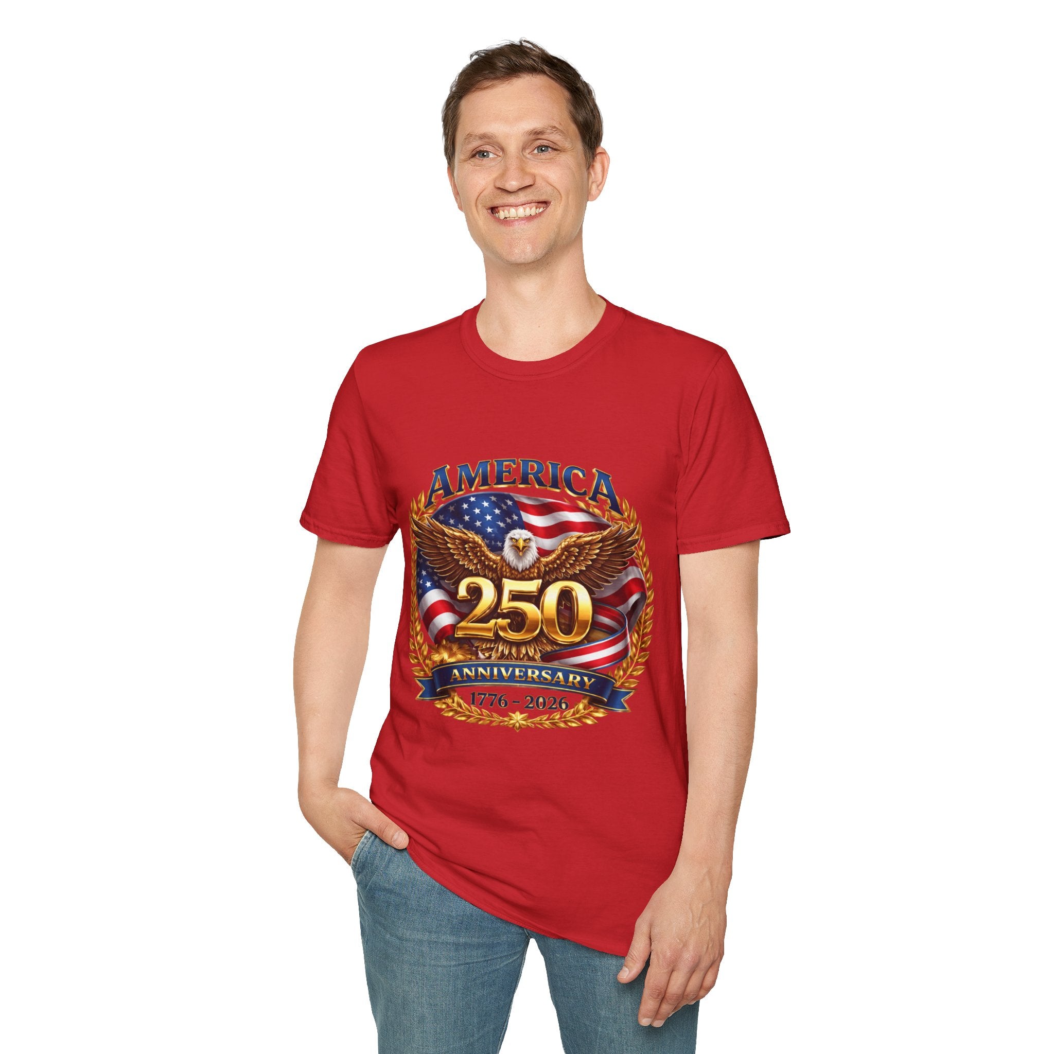 America 250th Anniversary T-Shirt — 1776–2026 Patriotic Eagle Tee