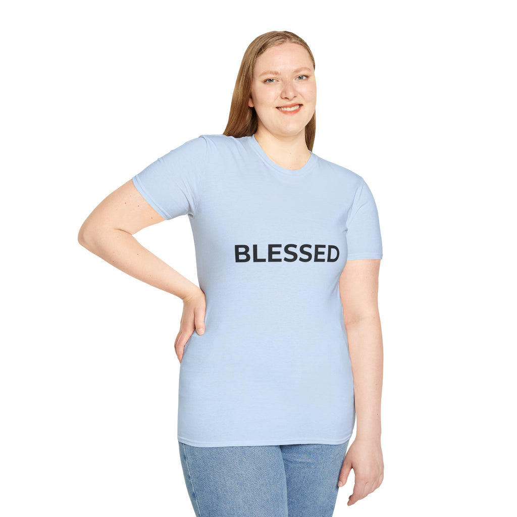 Blessed T-Shirt — Minimal Faith Graphic Tee