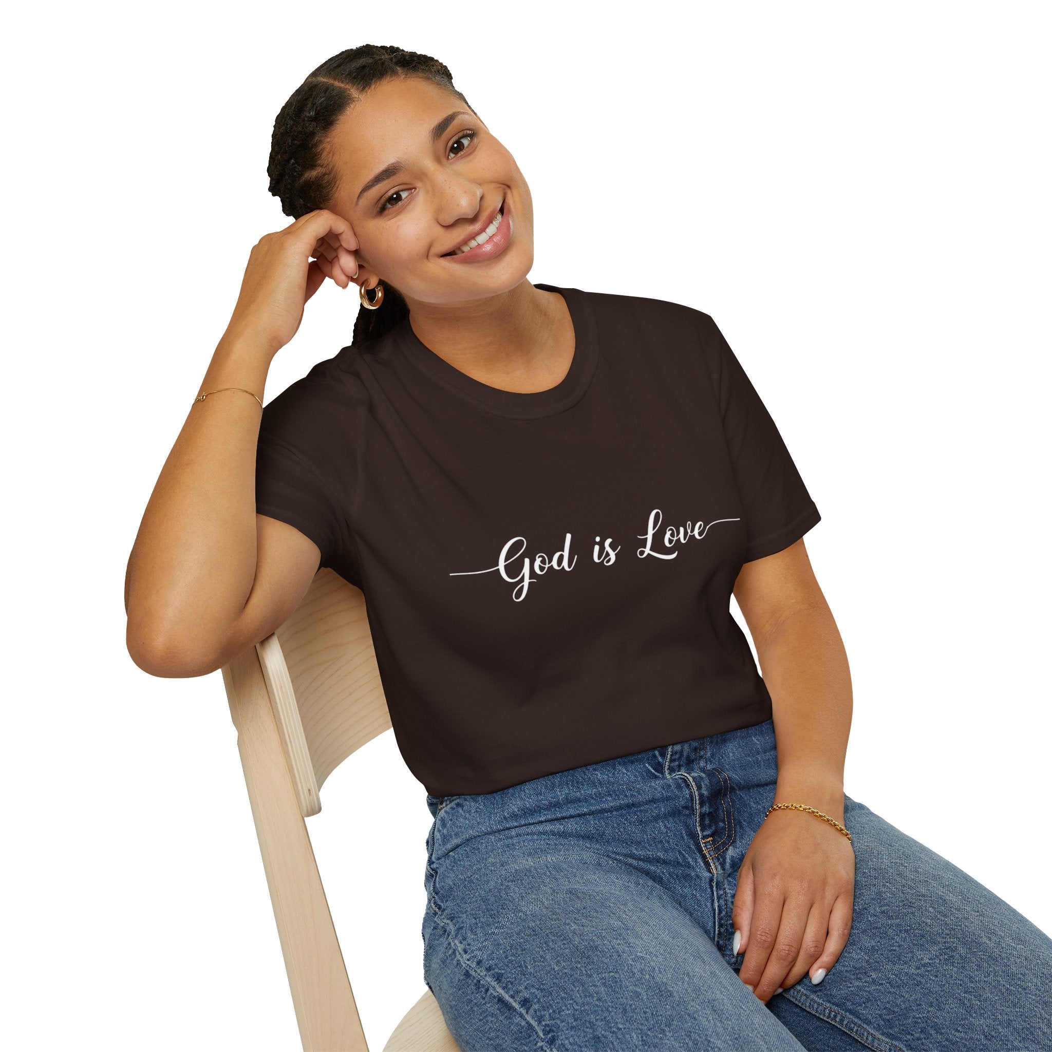 God Is Love T-Shirt — Faith-Based Christian Tee, Inspirational Scripture Shirt