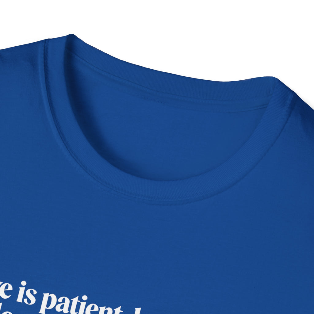 Love Is Patient Tee — 1 Corinthians 13 Inspirational Christian T-Shirt