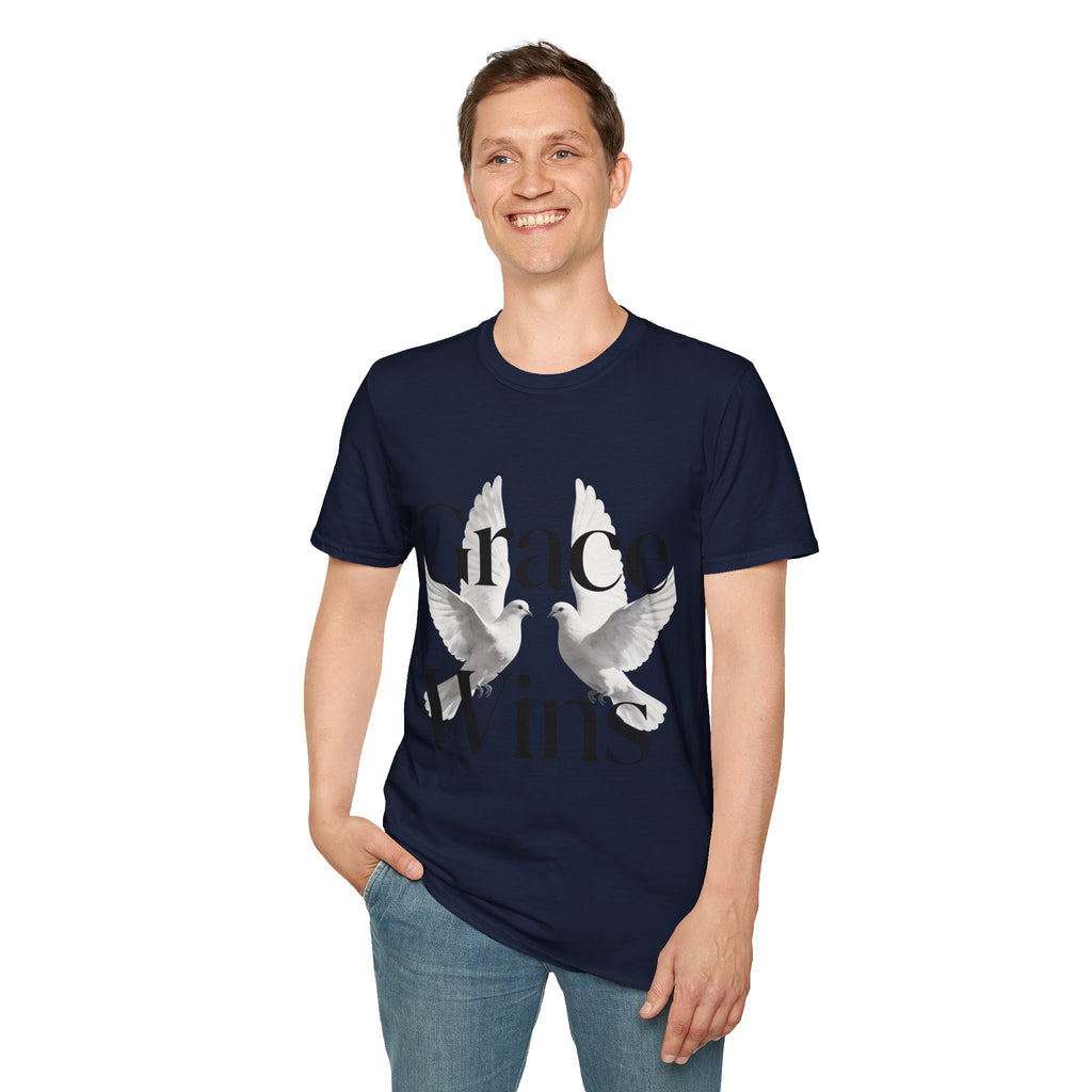 Grace Wins Doves Inspirational faith shirt