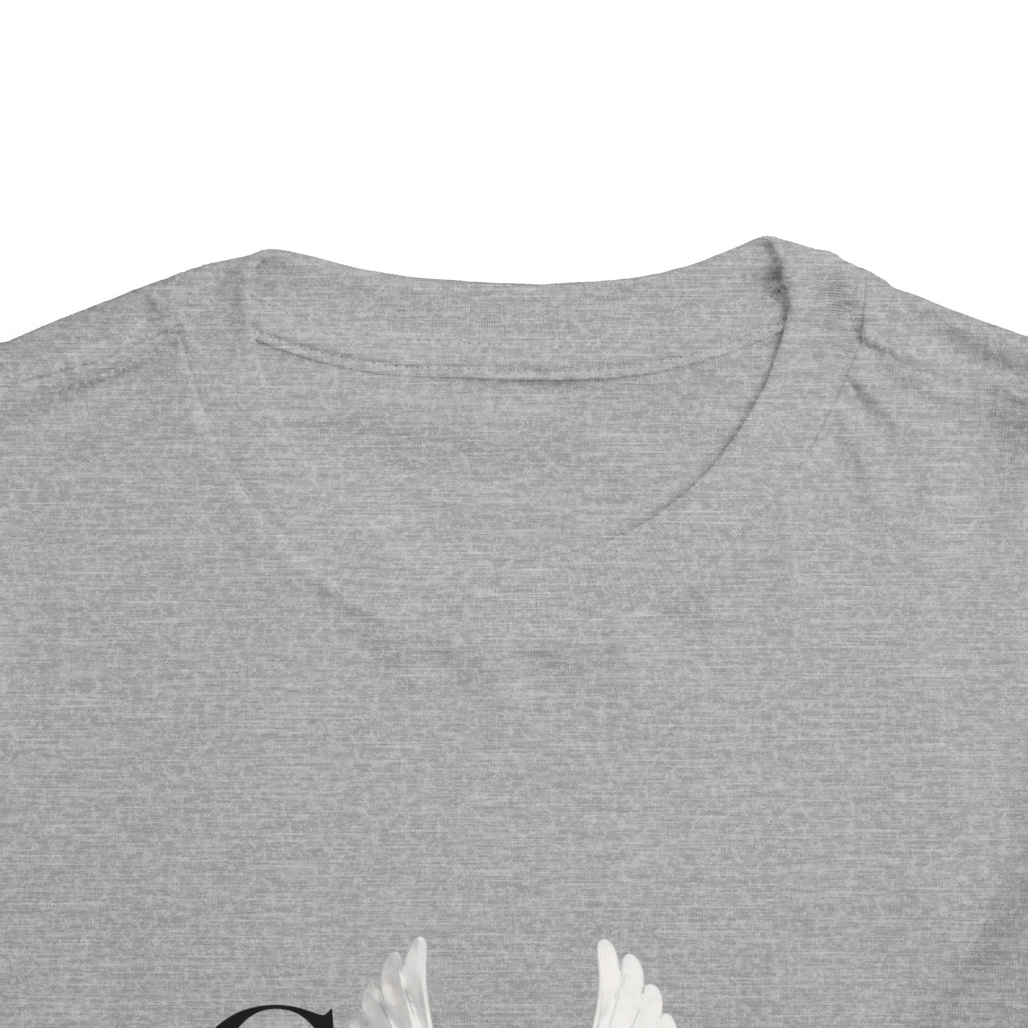 Toddler Tee — "Grace Wins" Dove Graphic Christian Short Sleeve Shirt