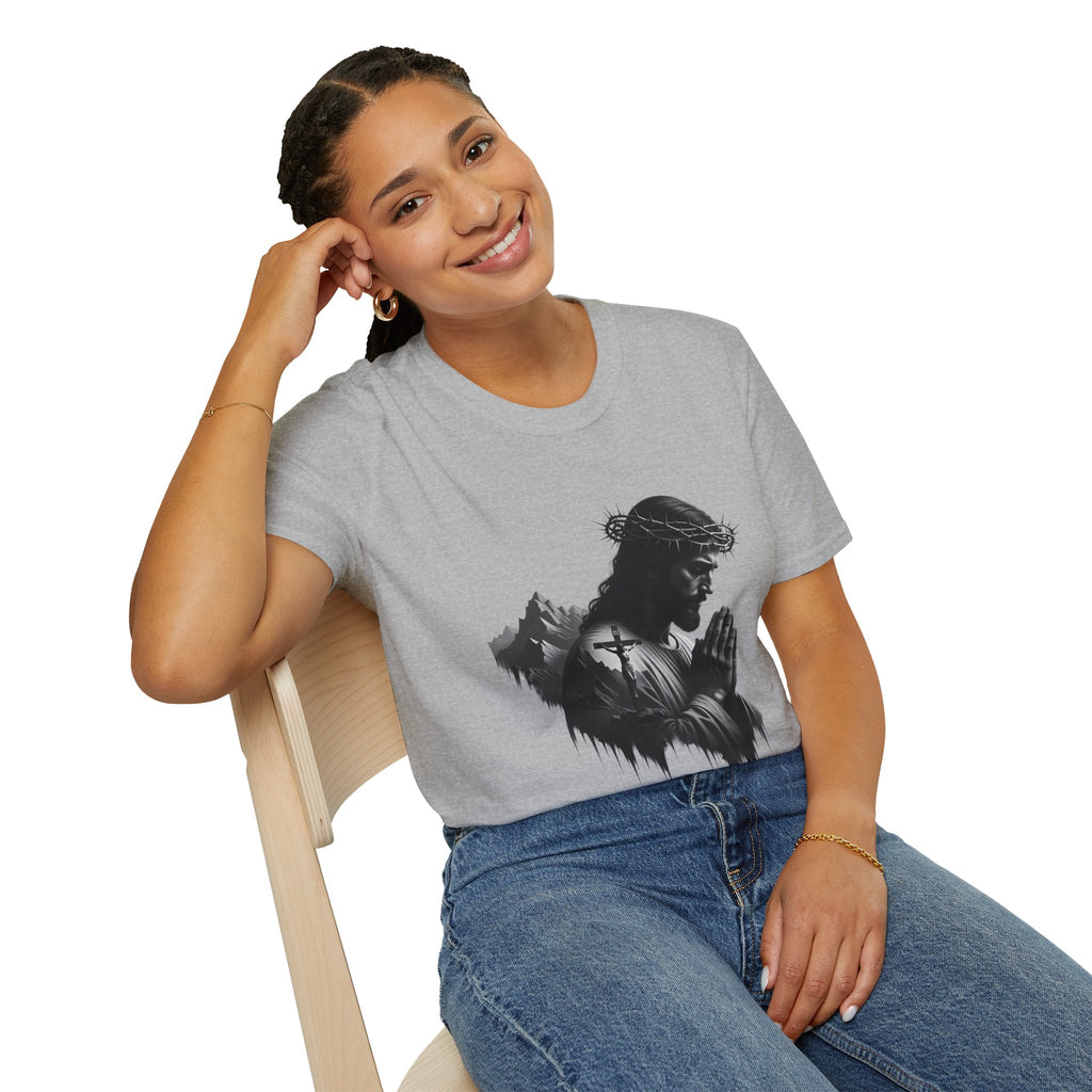 Praying Jesus Graphic T-Shirt