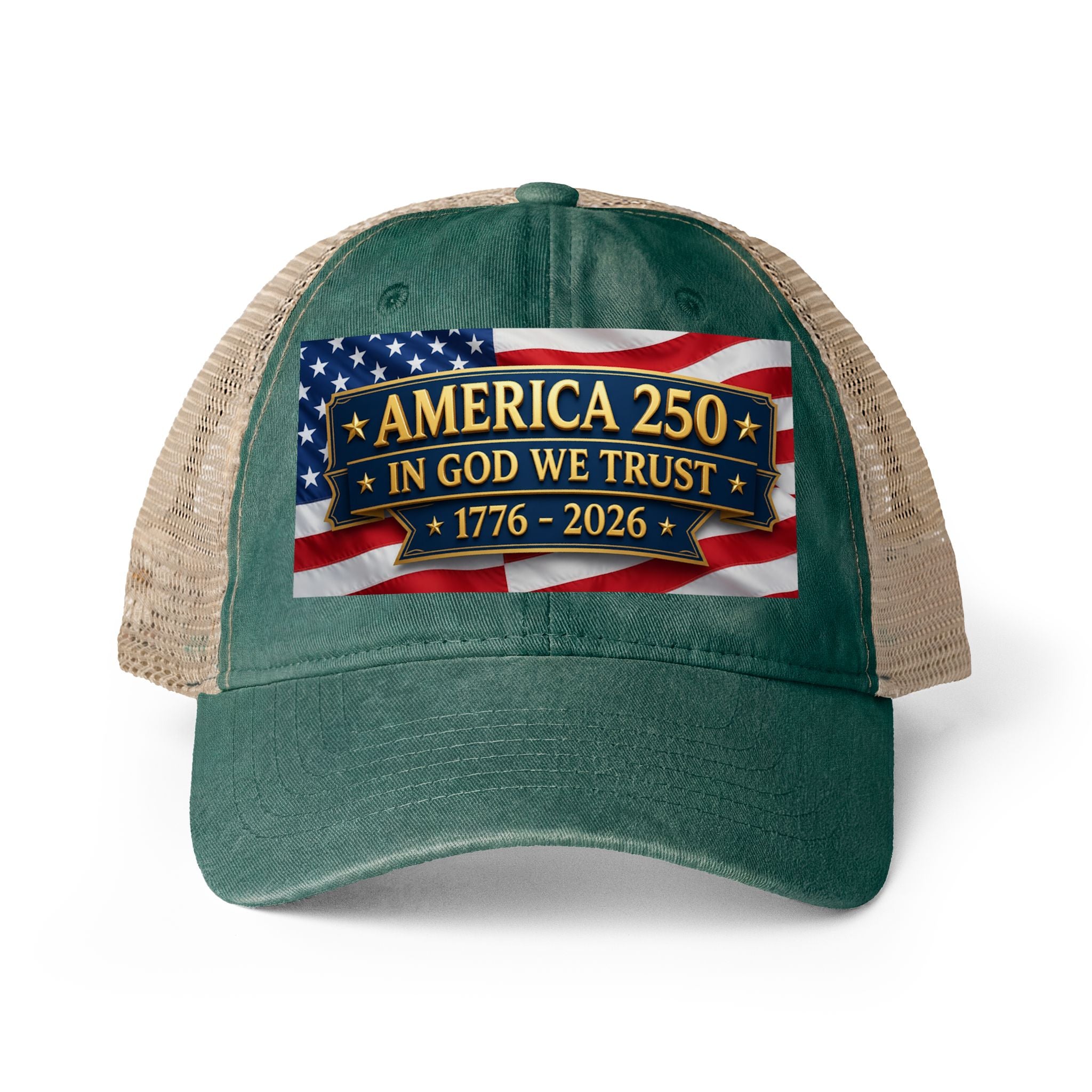 Women's Washed Mesh-Back Cap