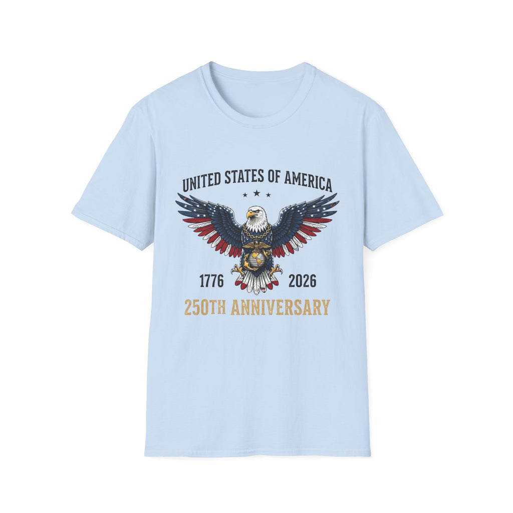 United States of America Eagle T-Shirt — 250th Anniversary 1776–2026 Patriotic Tee