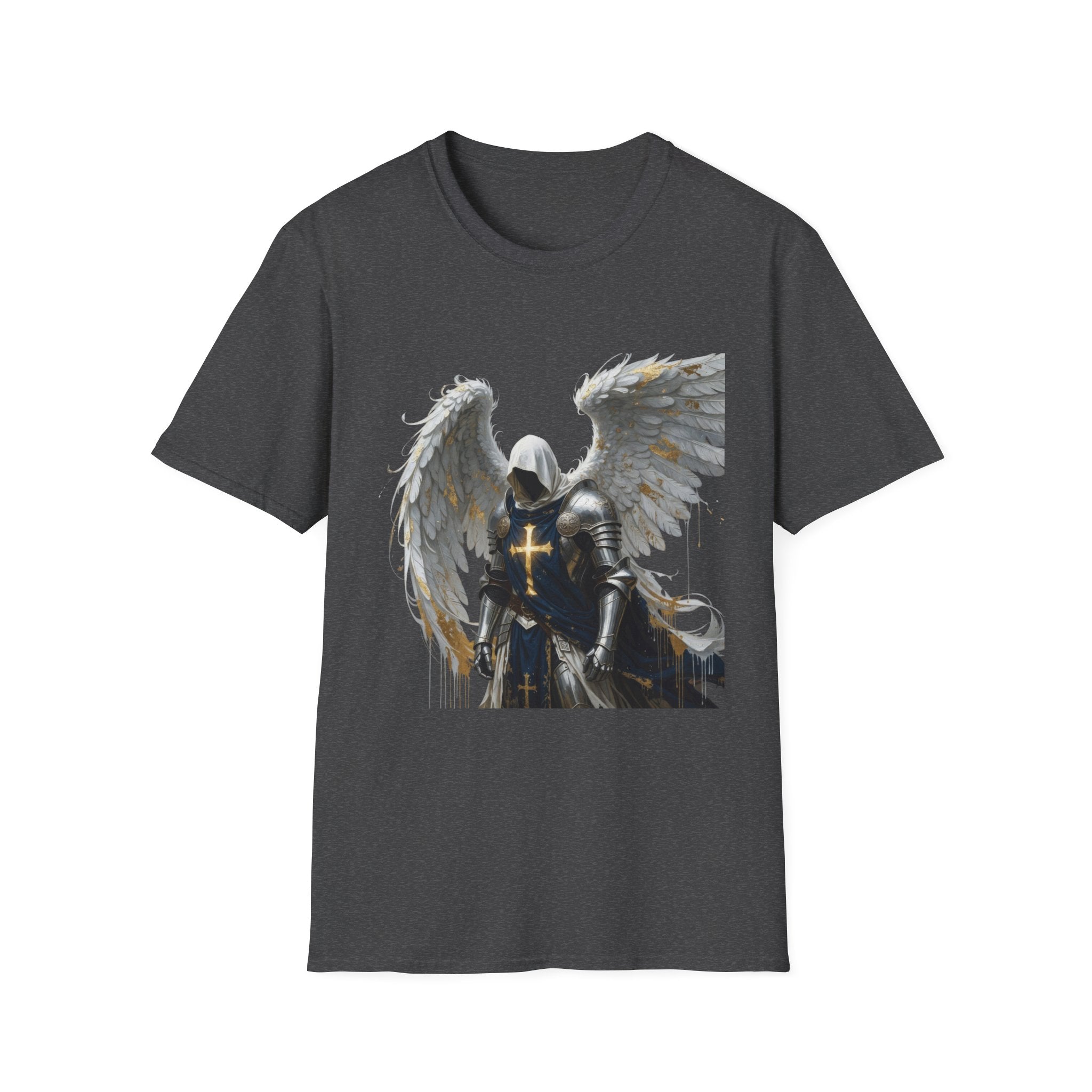 Angel Knight T-Shirt — Gothic Winged Crusader Graphic Tee