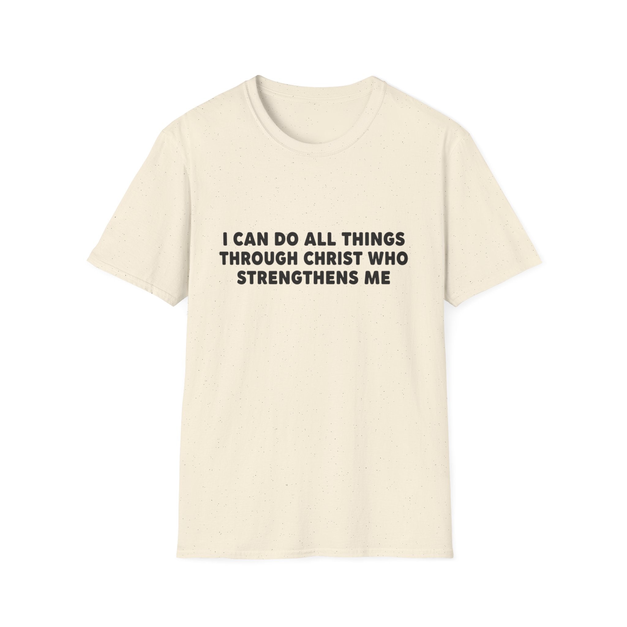 Christian Inspirational T-Shirt — "I Can Do All Things Through Christ"
