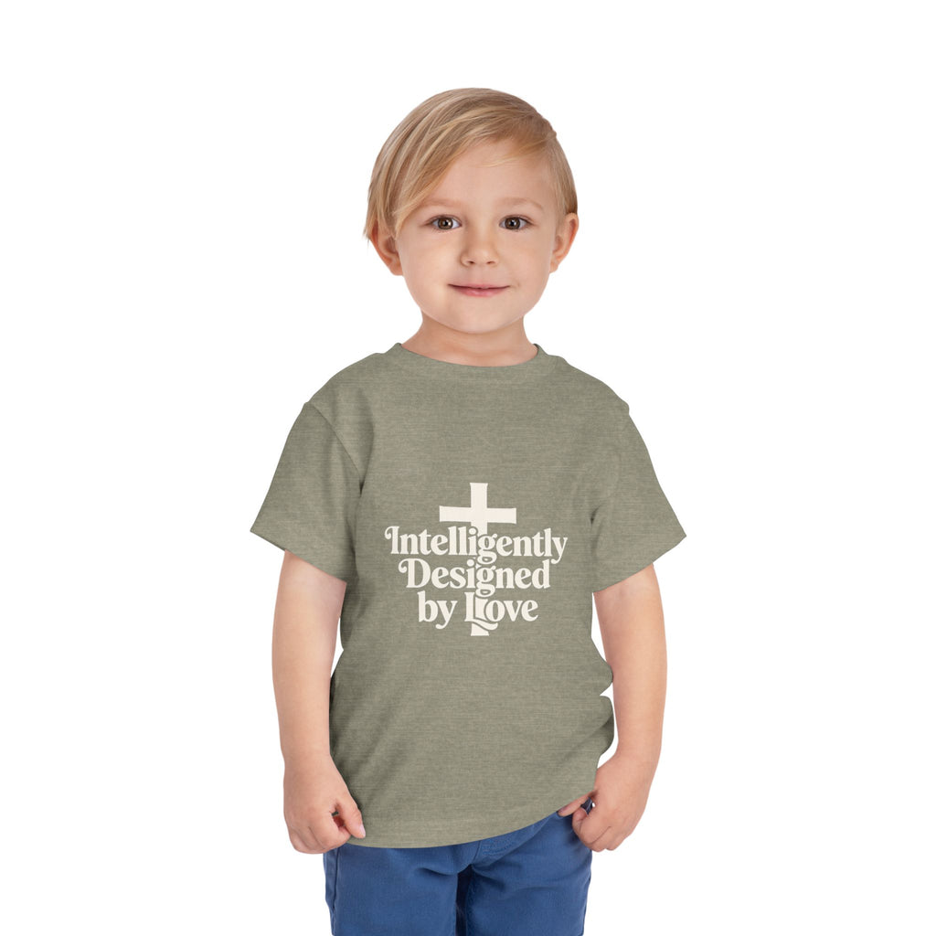 Toddler Tee — "Intelligently Designed by Love" Toddler Shirt