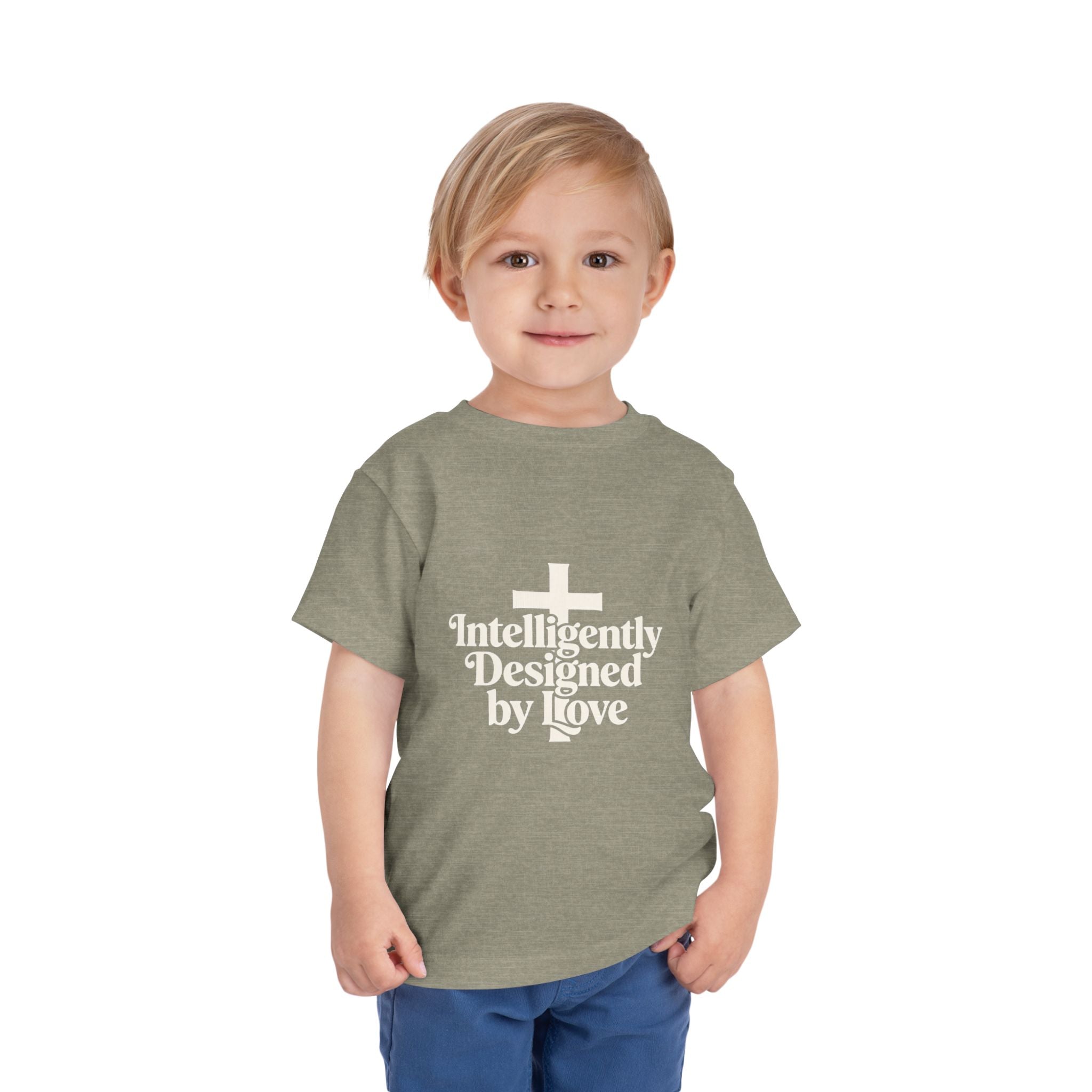 Toddler Tee — "Intelligently Designed by Love" Toddler Shirt