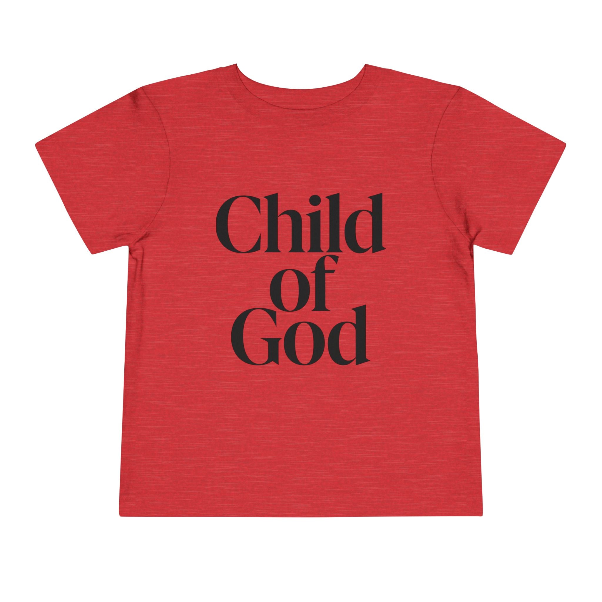 Toddler Tee – "Child of God" Faith Graphic