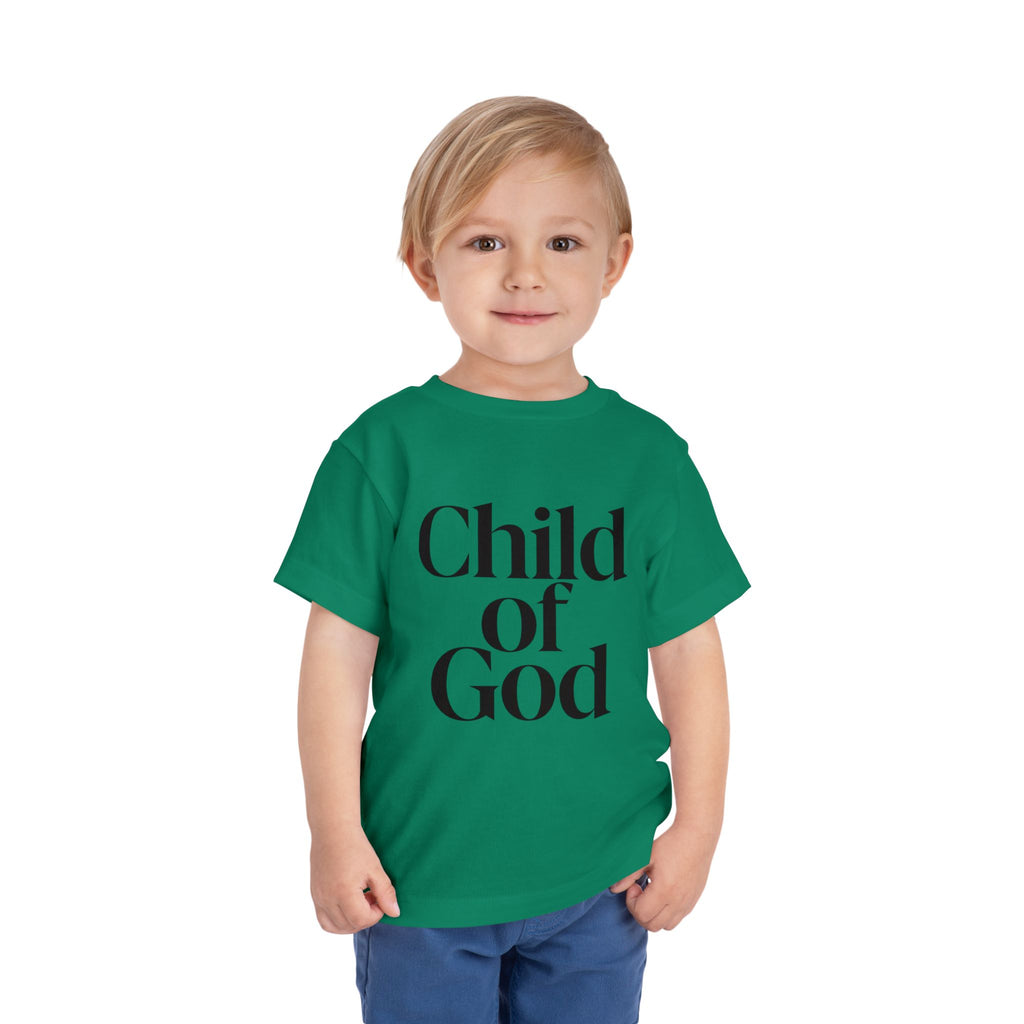 Toddler Tee – "Child of God" Faith Graphic
