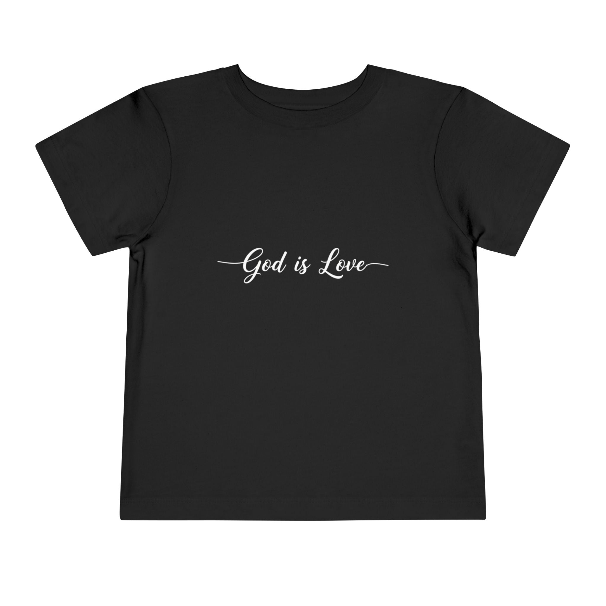 God is Love Toddler Tee — Faith-Based Kids' Short Sleeve Shirt