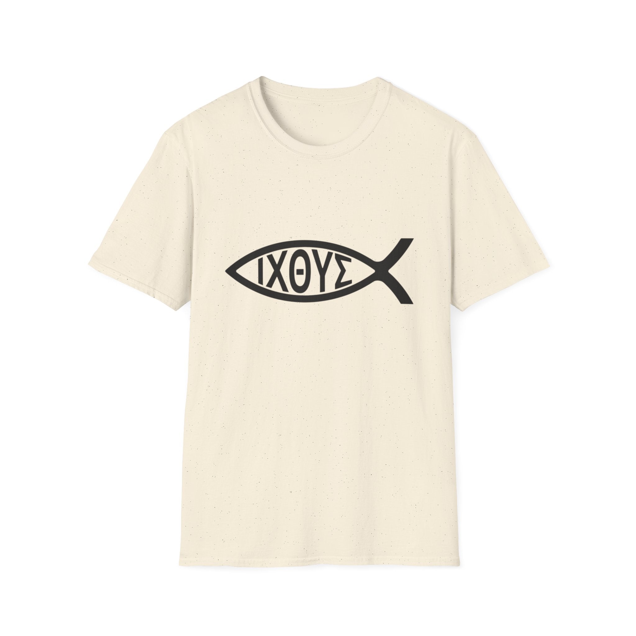 Christian Ichthys Fish T‑Shirt — IXΘΥΣ Symbol Faith Tee