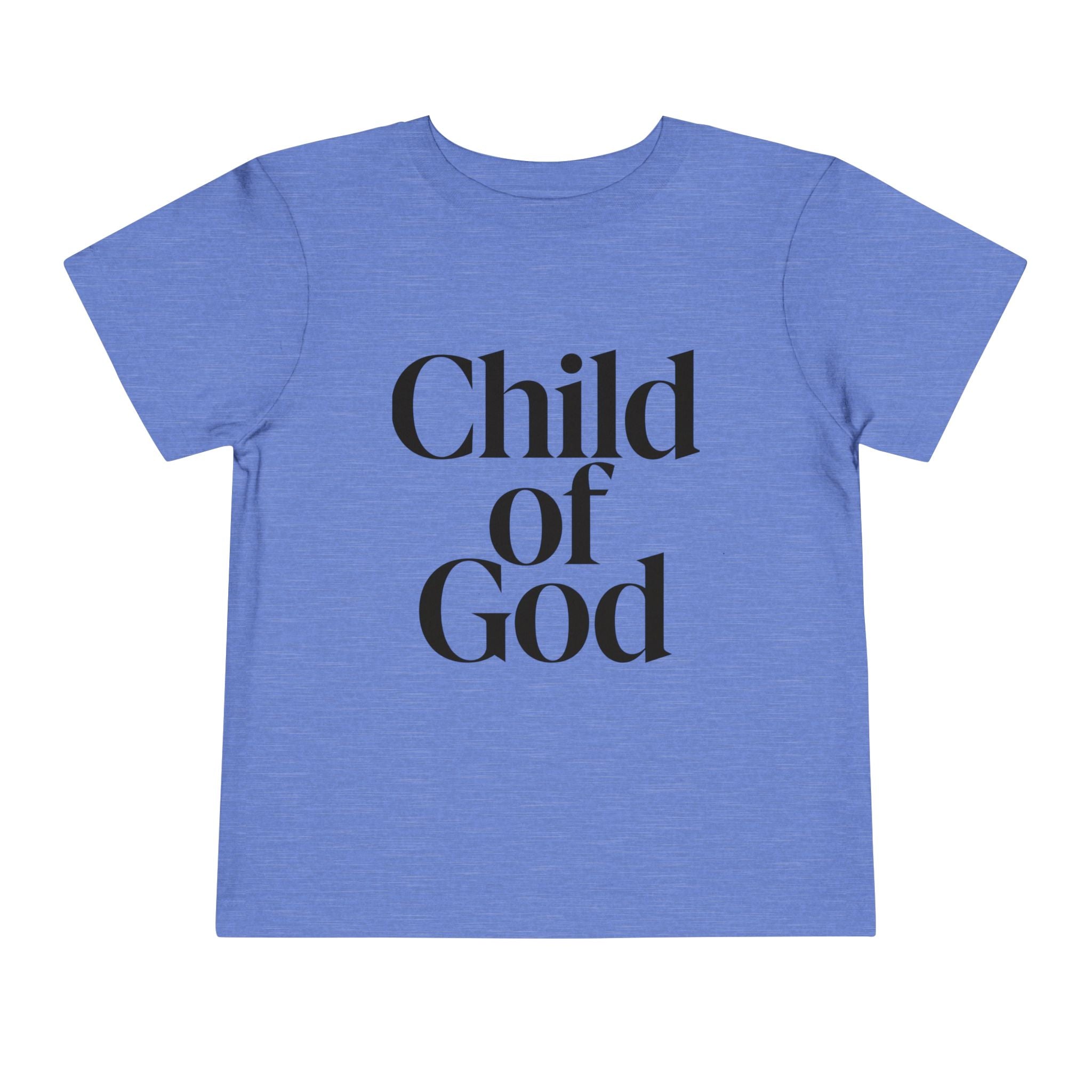 Toddler Tee – "Child of God" Faith Graphic