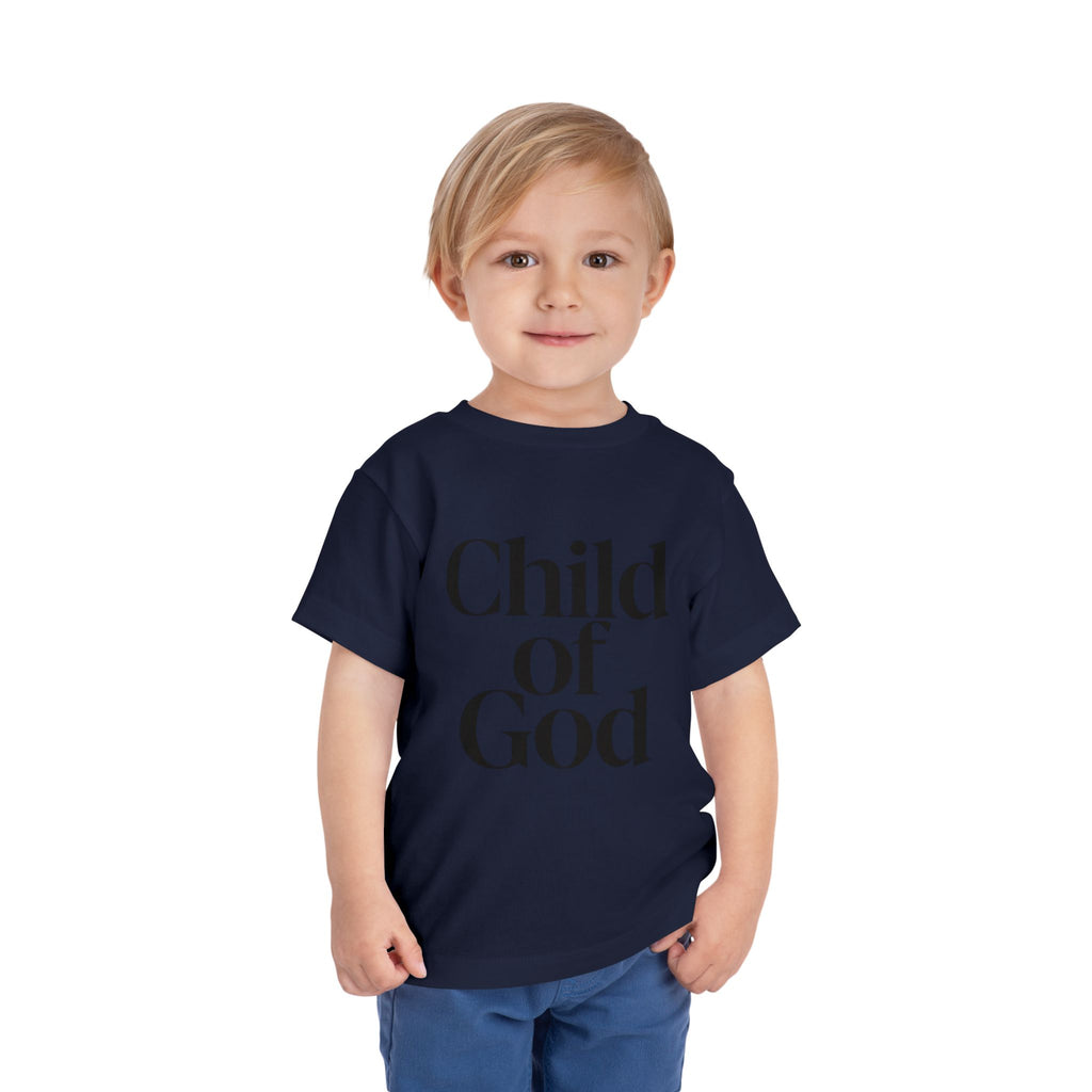 Toddler Tee – "Child of God" Faith Graphic