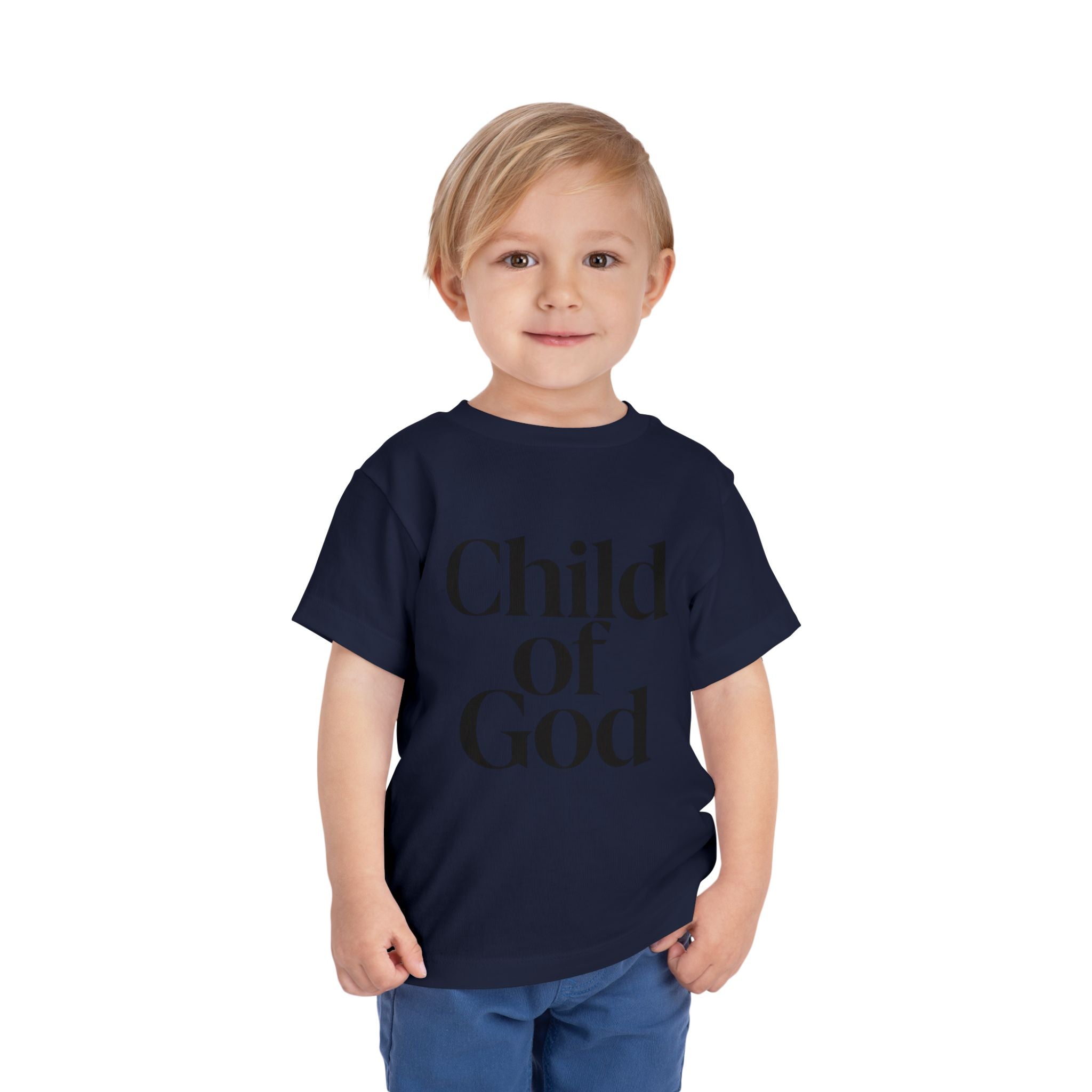Toddler Tee – "Child of God" Faith Graphic