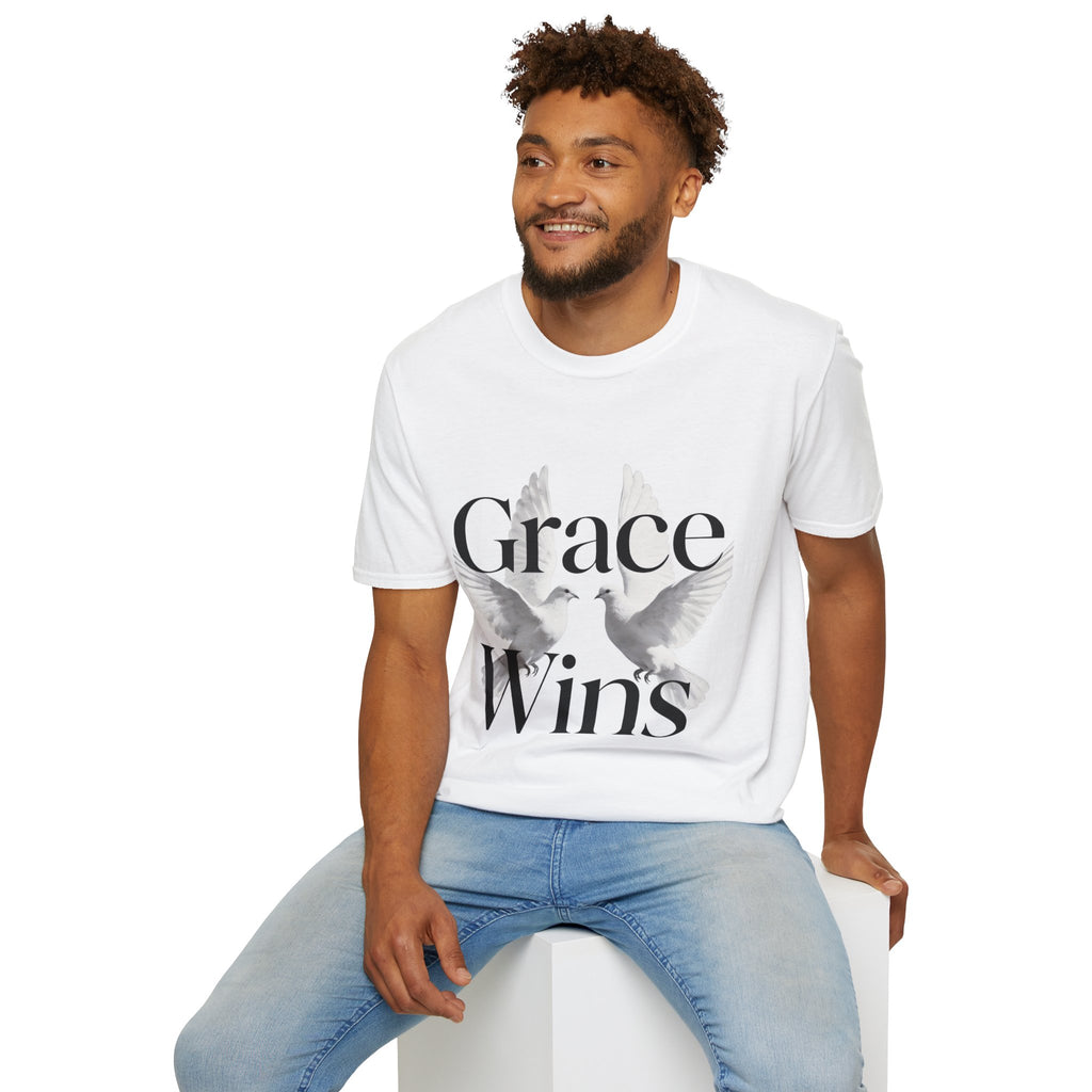 Grace Wins Doves Inspirational faith shirt