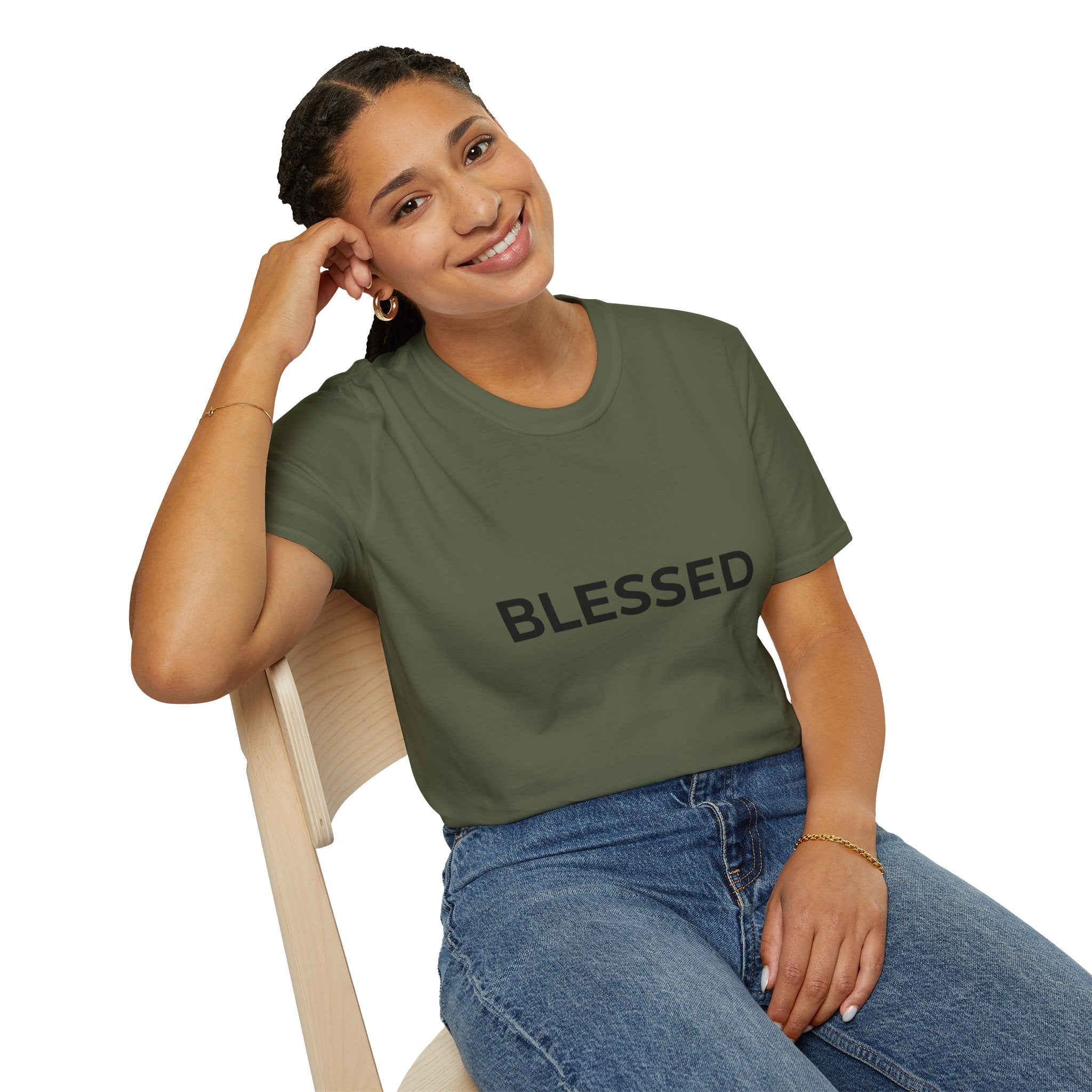 Blessed T-Shirt — Minimal Faith Graphic Tee