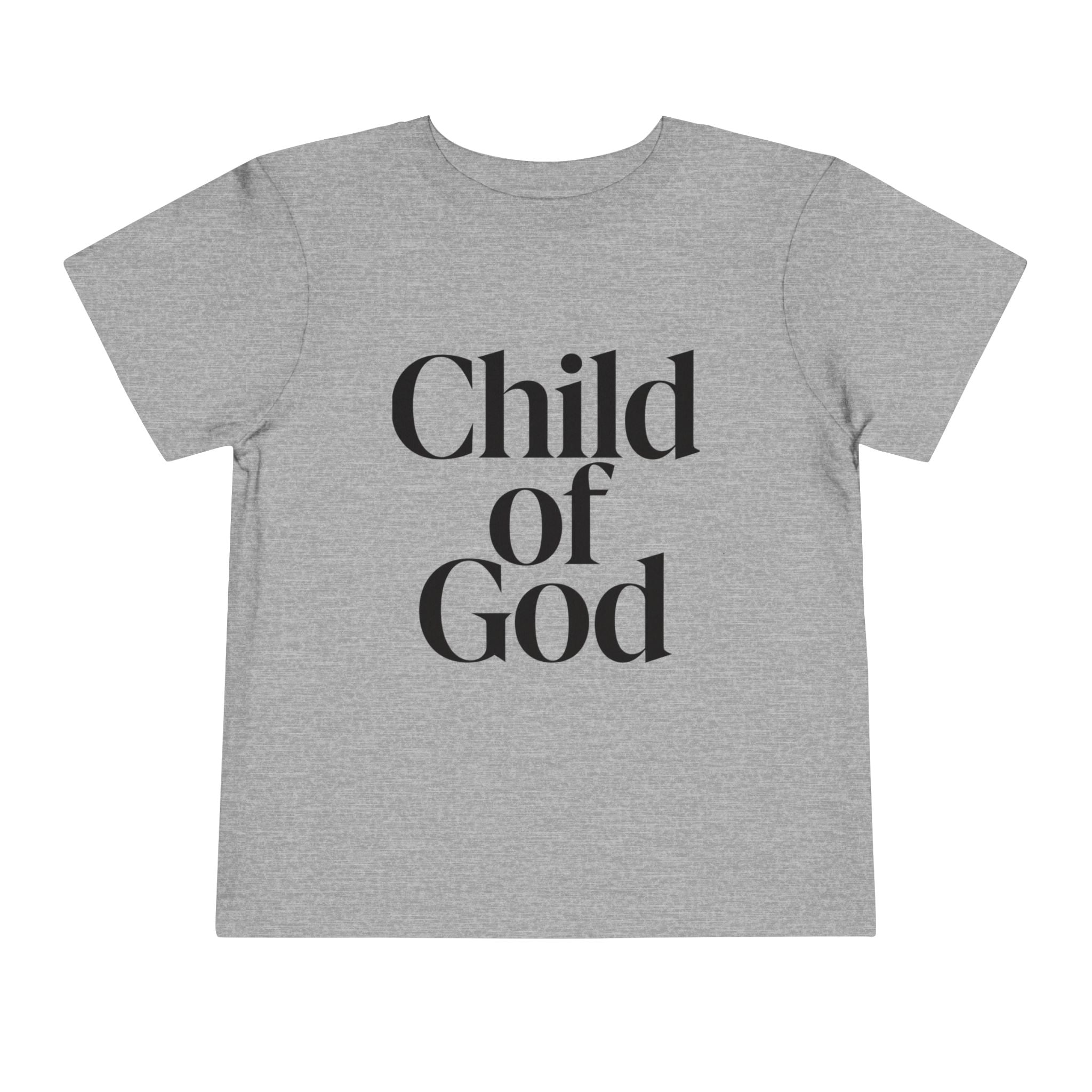 Toddler Tee – "Child of God" Faith Graphic