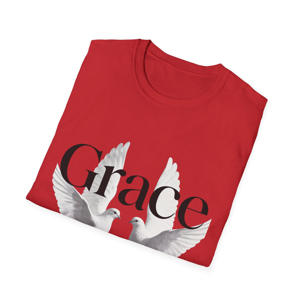 T-Shirt — Grace Wins Doves Inspirational faith shirt