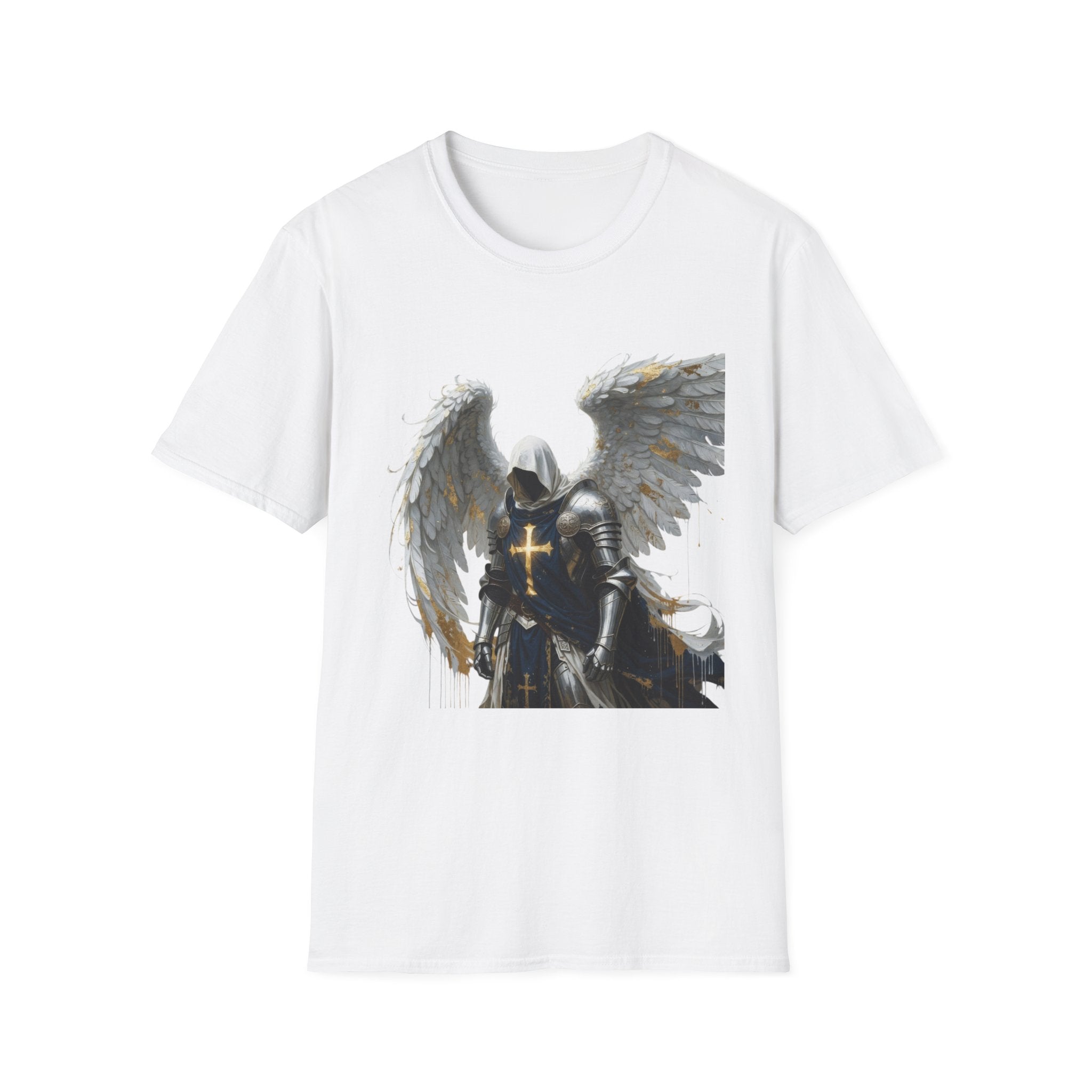 Angel Knight T-Shirt — Gothic Winged Crusader Graphic Tee