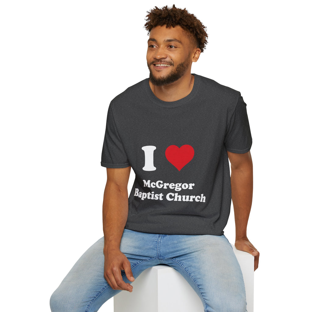 I Heart McGregor Baptist Church T-Shirt — Church Fan Tee