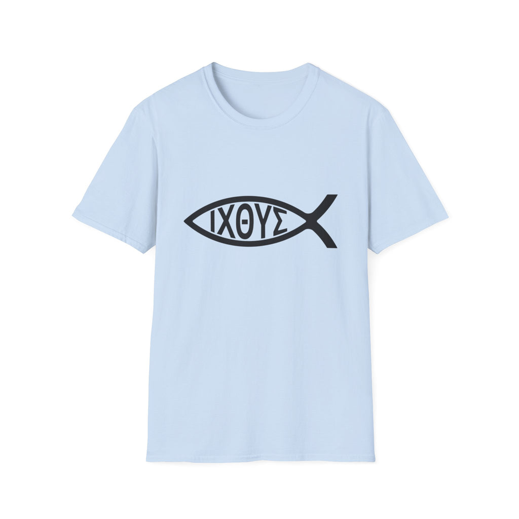 Christian Ichthys Fish T‑Shirt — IXΘΥΣ Symbol Faith Tee