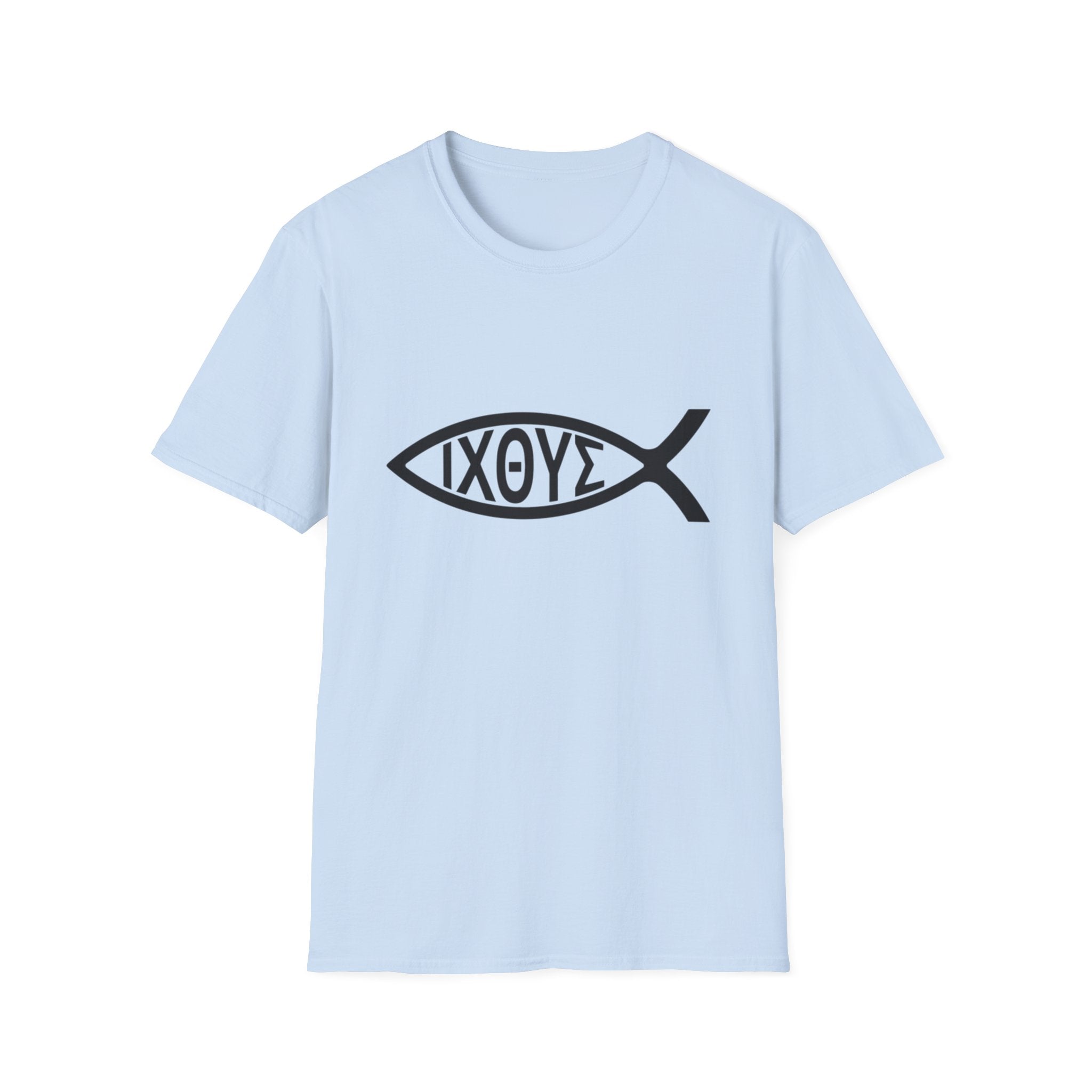 Christian Ichthys Fish T‑Shirt — IXΘΥΣ Symbol Faith Tee