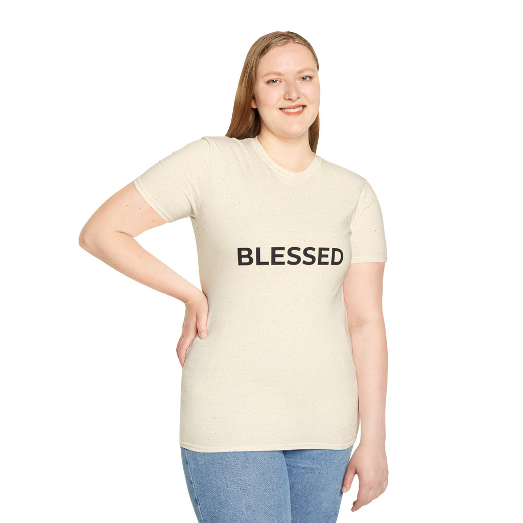Blessed T-Shirt — Minimal Faith Graphic Tee