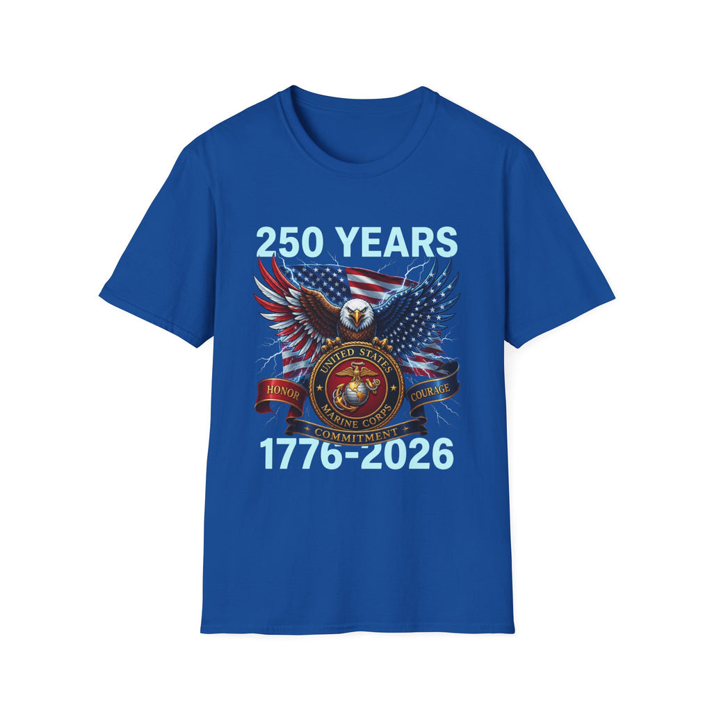 250 Years 1776–2026 Eagle Flag T-Shirt — Patriotic USA Anniversary Tee