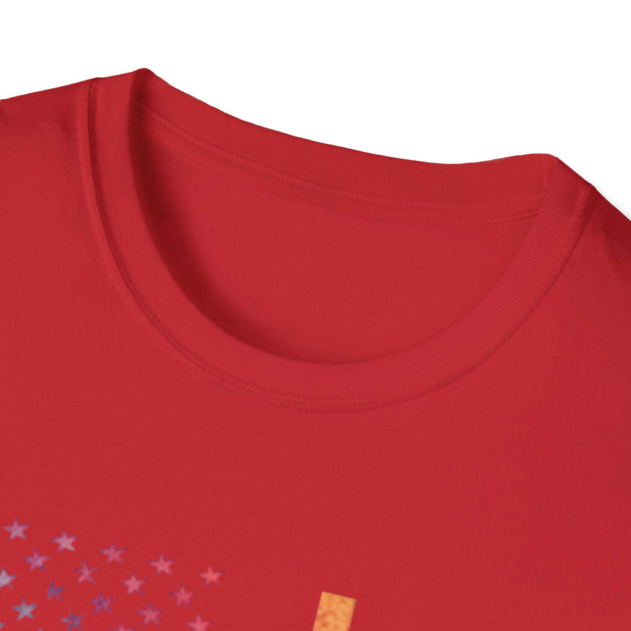 Faith Over Fear American Flag T-Shirt — Christian Cross Patriotic Tee