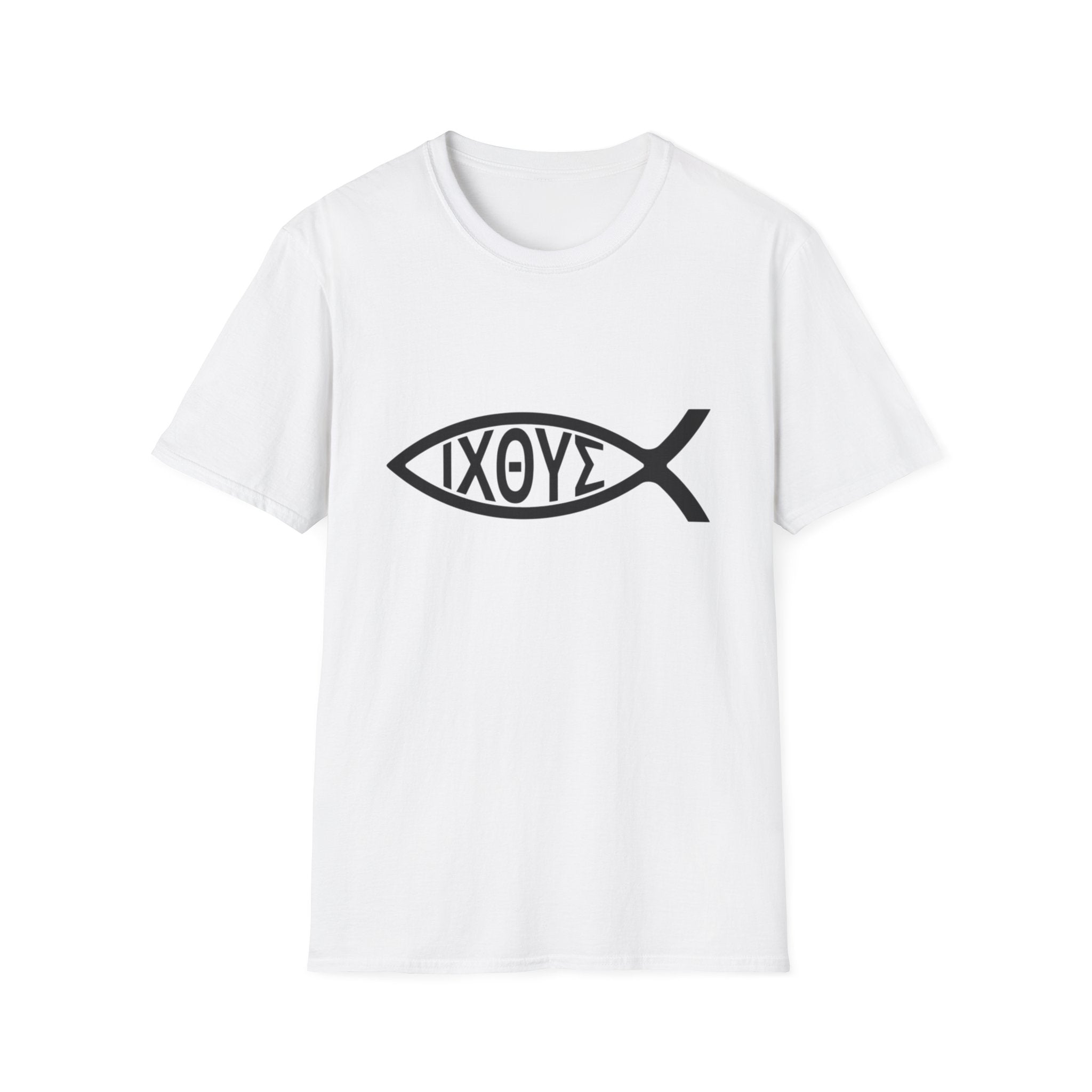 Christian Ichthys Fish T‑Shirt — IXΘΥΣ Symbol Faith Tee