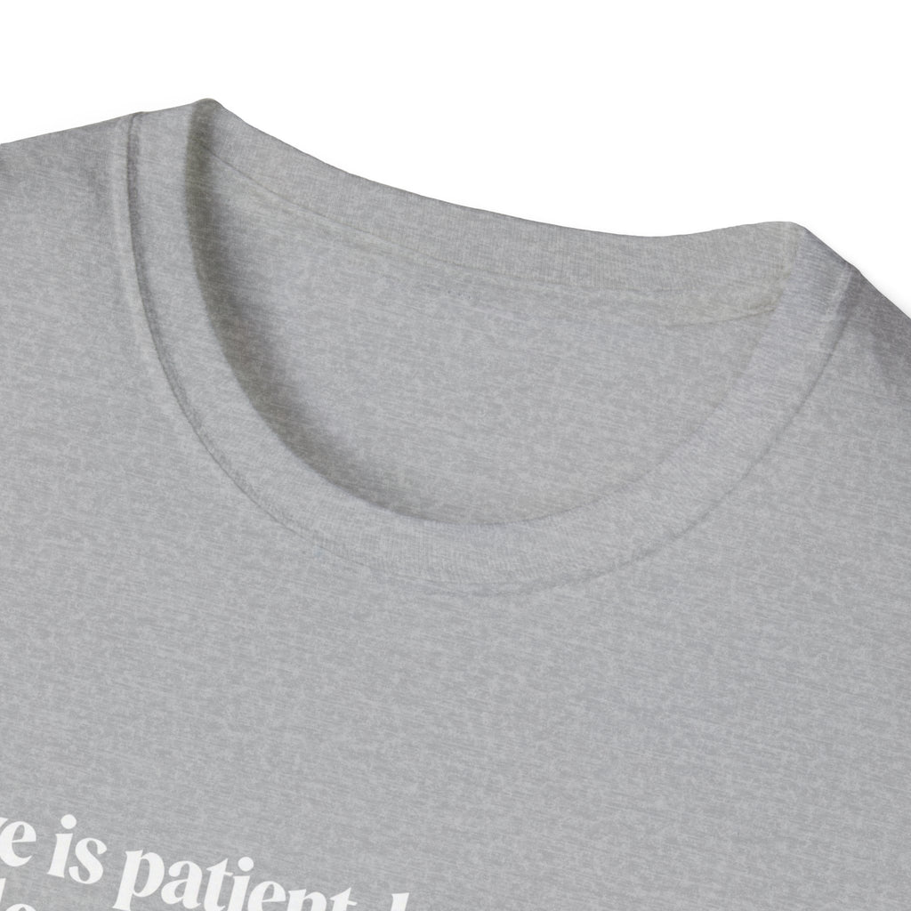 Love Is Patient Tee — 1 Corinthians 13 Inspirational Christian T-Shirt