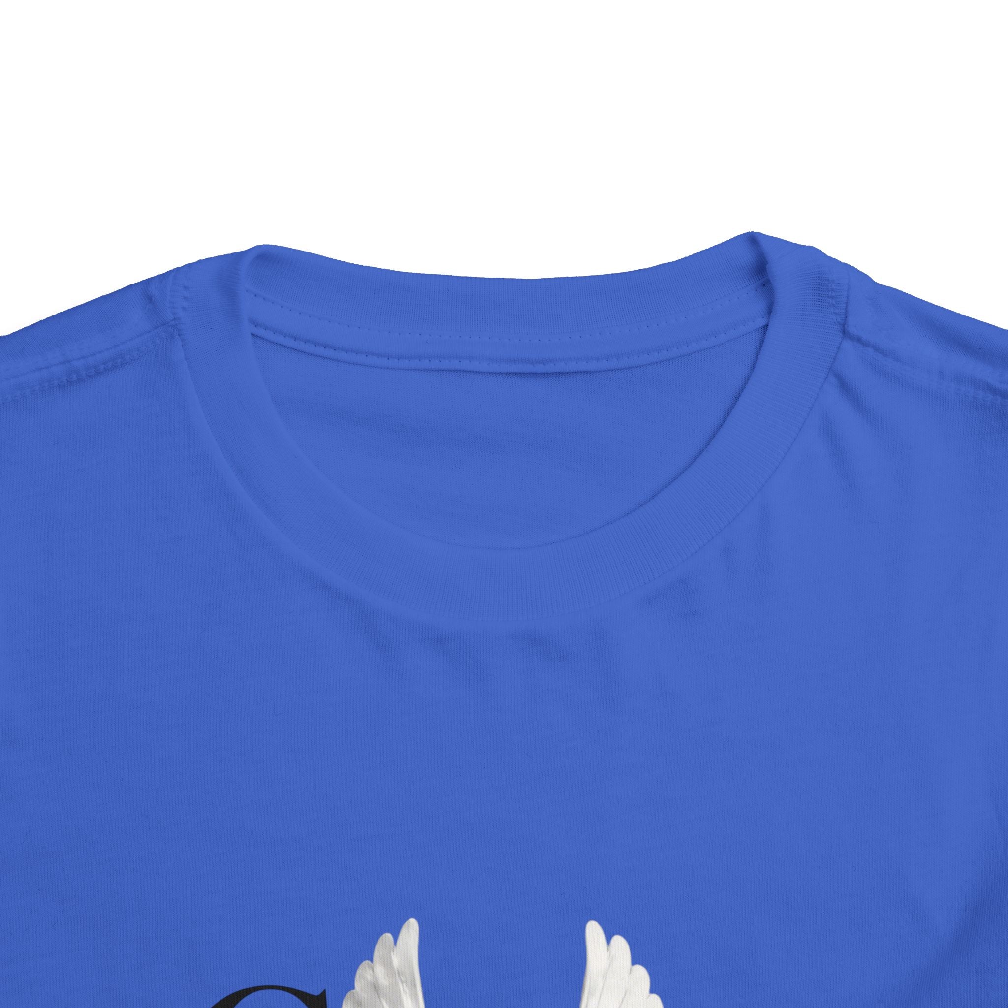 Toddler Tee — "Grace Wins" Dove Graphic Christian Short Sleeve Shirt